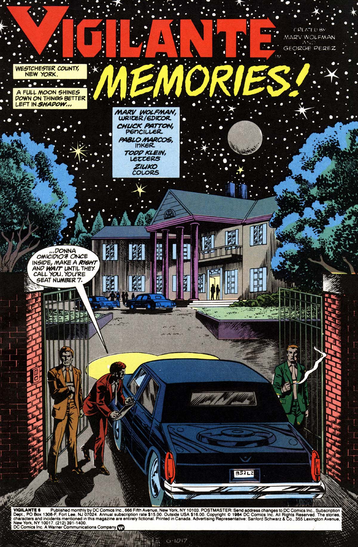 Read online Vigilante (1983) comic -  Issue #6 - 2