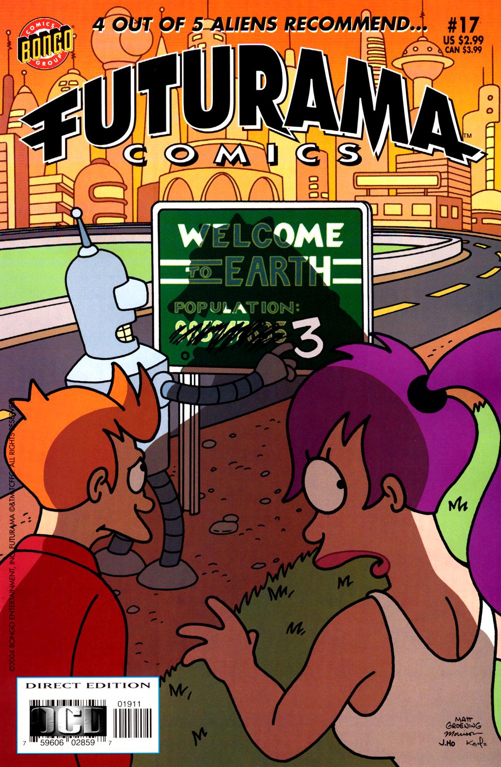 Read online Futurama Comics comic -  Issue #17 - 1