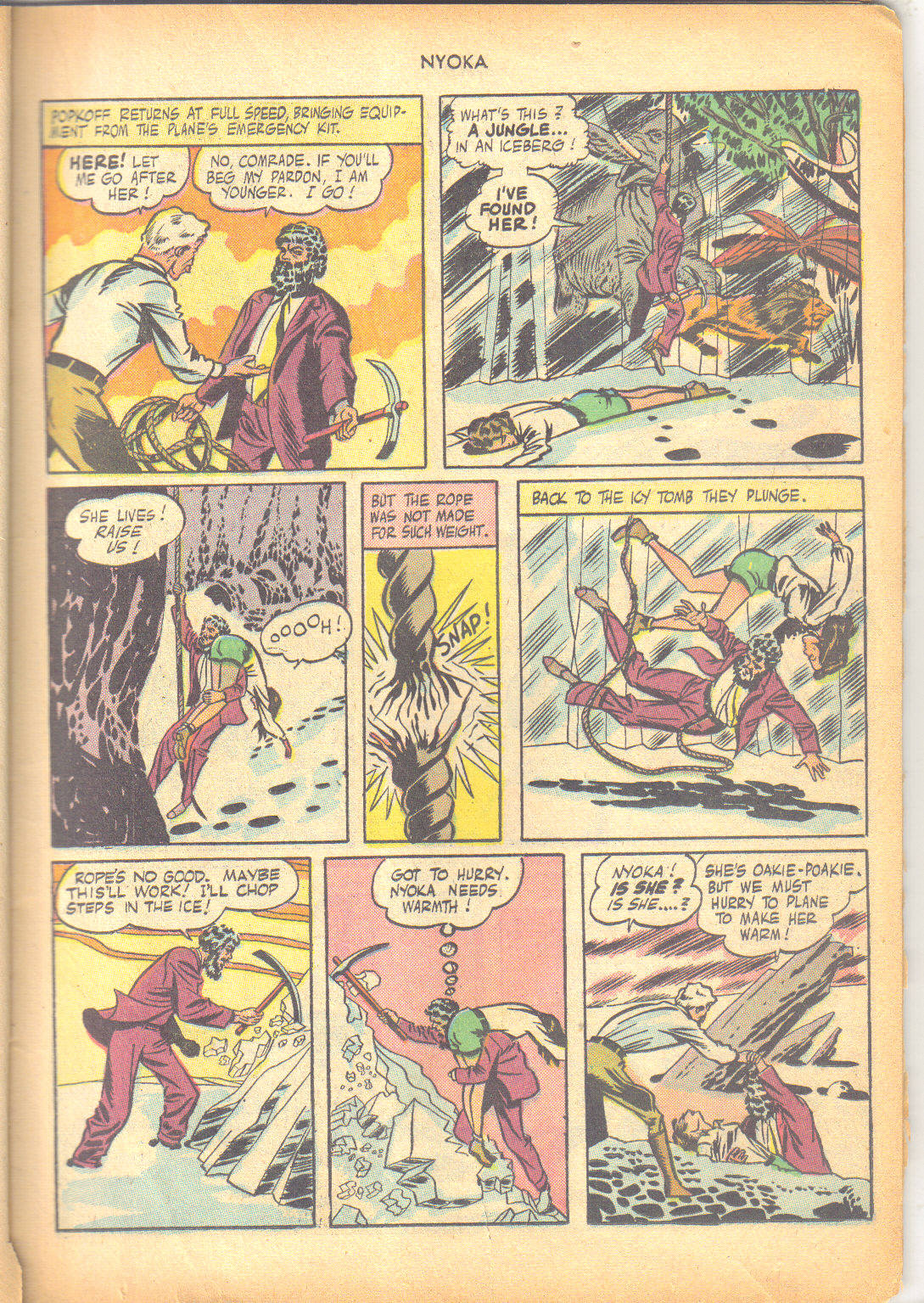 Read online Nyoka the Jungle Girl (1945) comic -  Issue #7 - 17