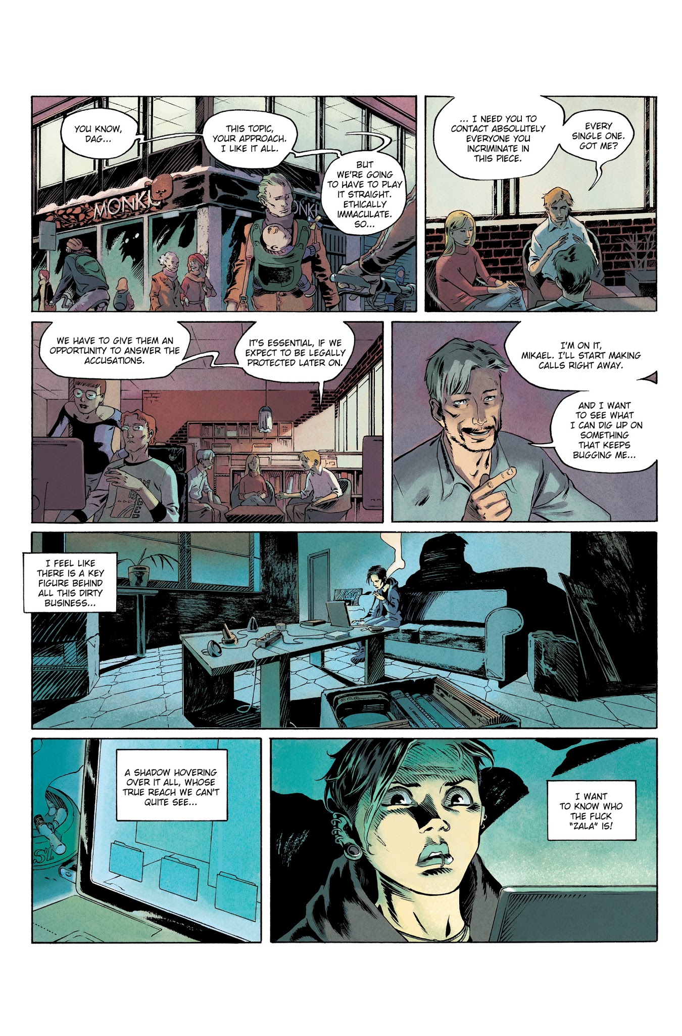 Read online Millennium: The Girl Who Played With Fire comic -  Issue #1 - 21
