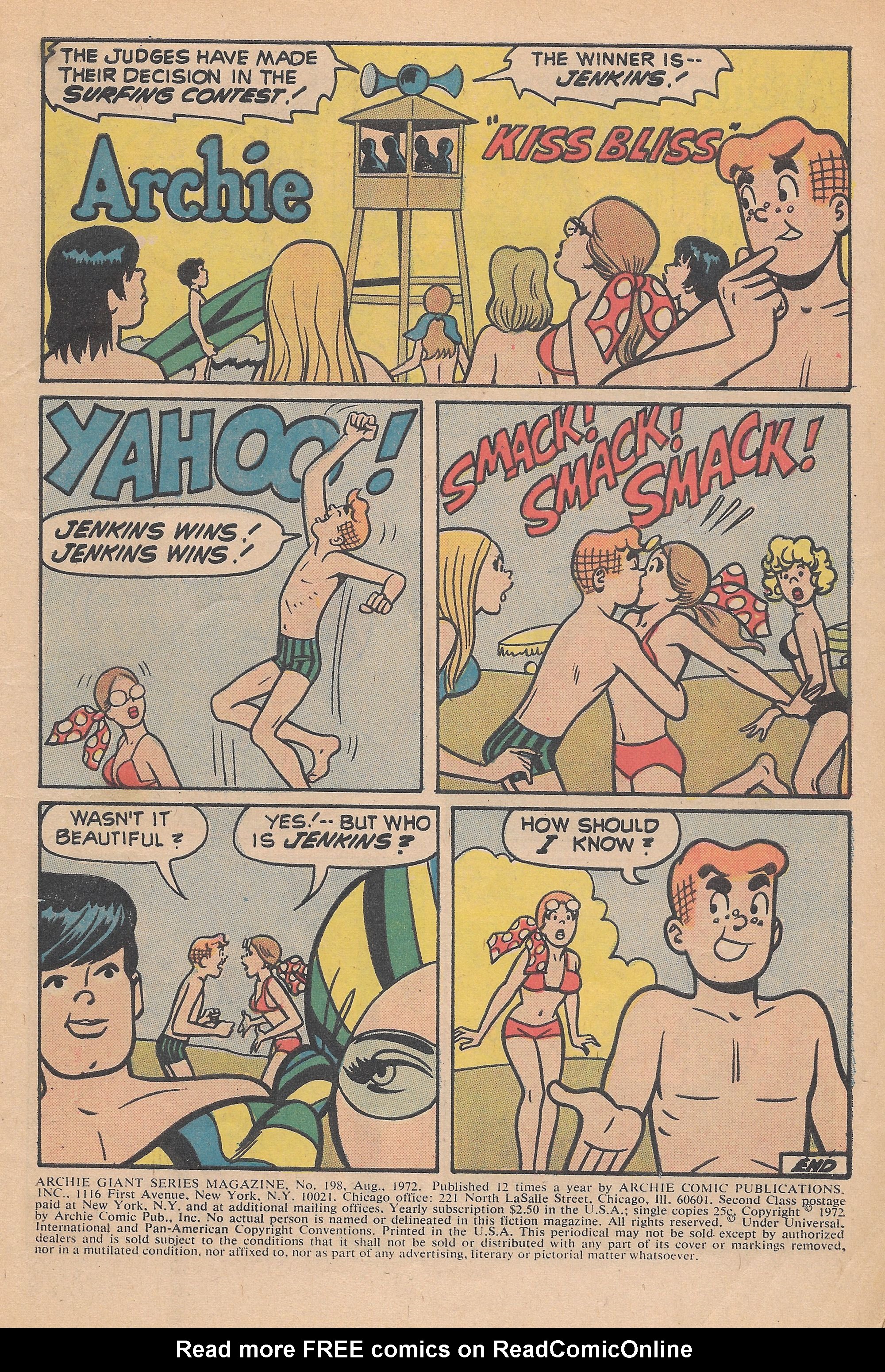Read online Archie Giant Series Magazine comic -  Issue #198 - 3