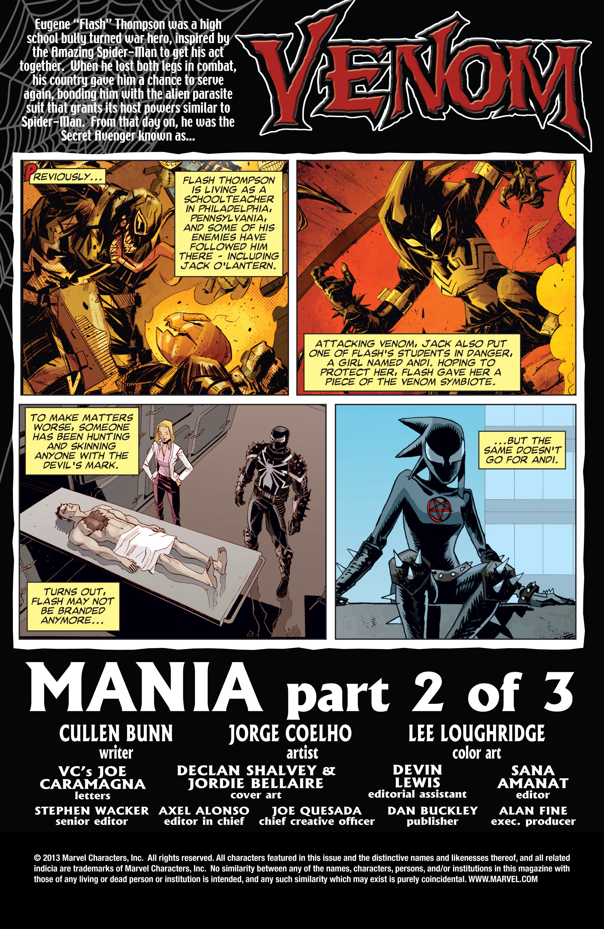 Read online Venom (2011) comic -  Issue #41 - 2
