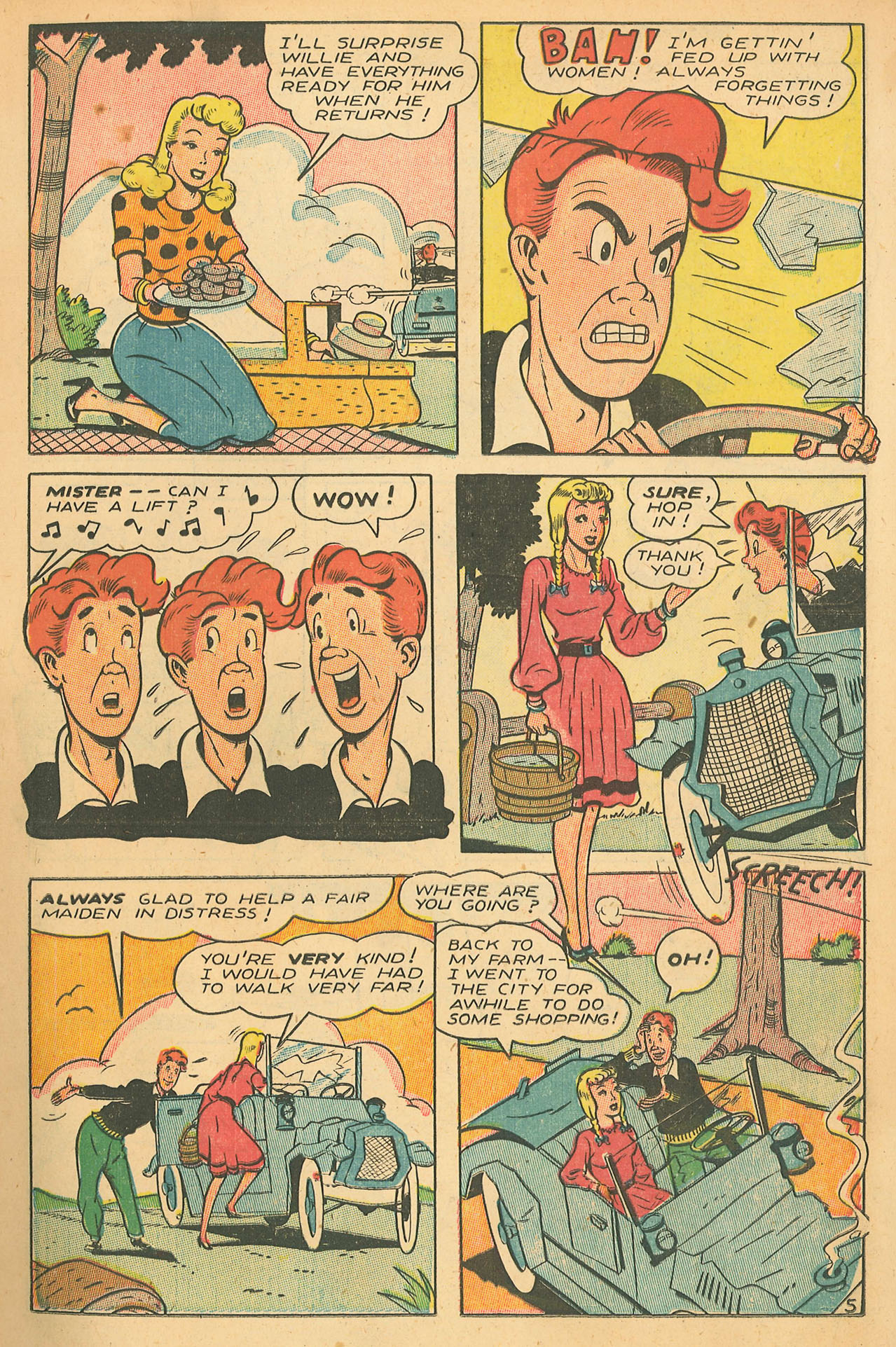 Read online Willie Comics (1946) comic -  Issue #6 - 17