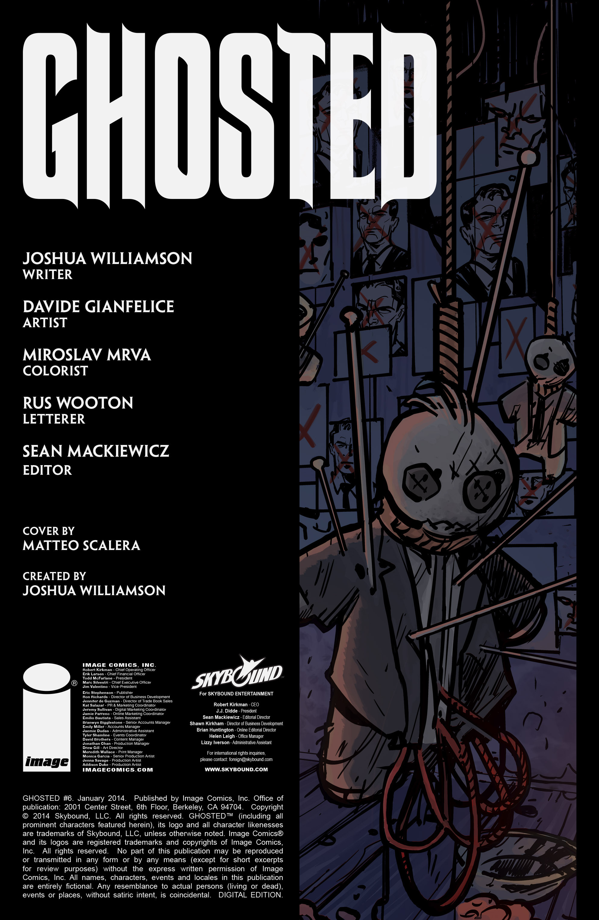 Read online Ghosted comic -  Issue #6 - 2