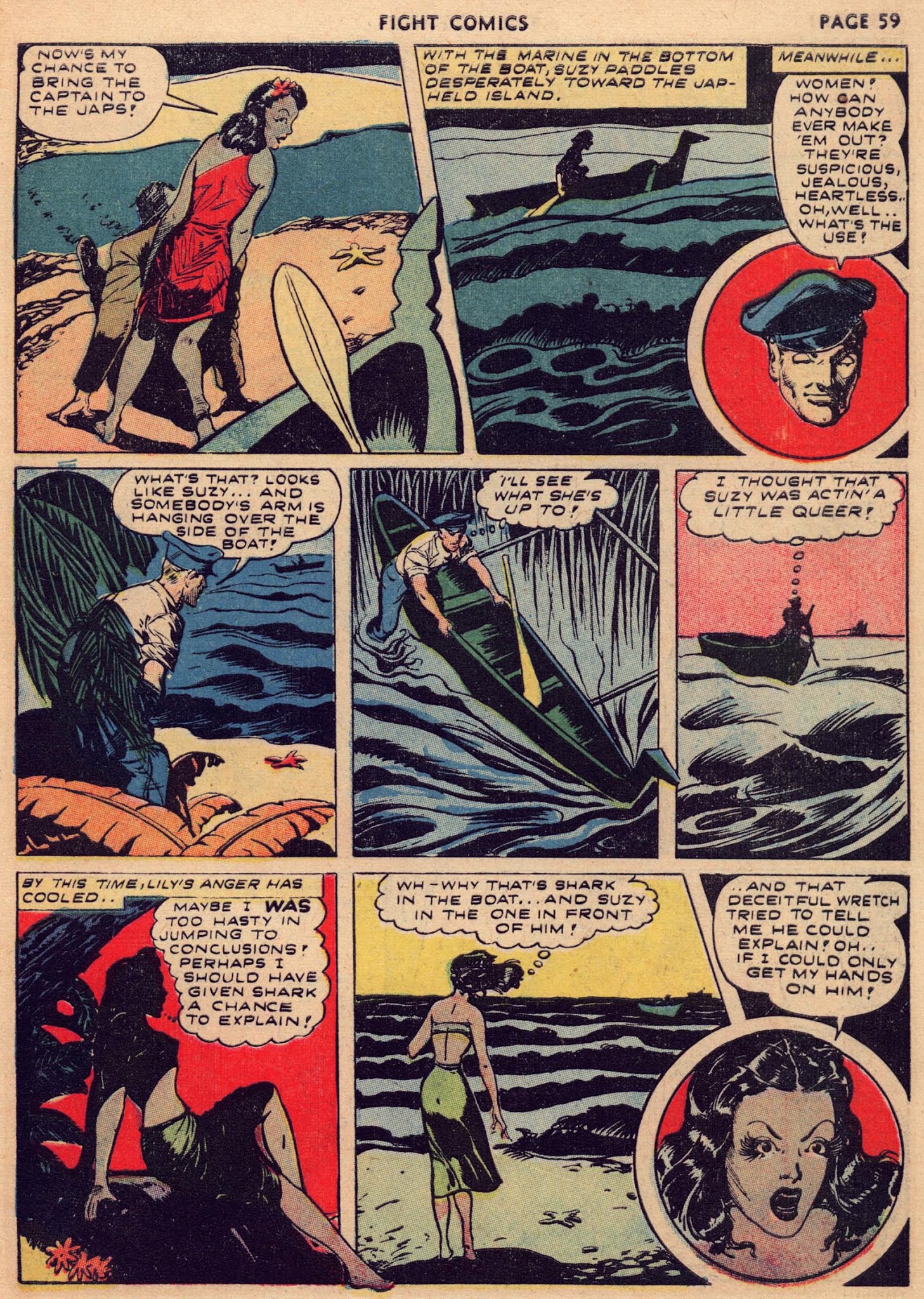 Read online Fight Comics comic -  Issue #24 - 61