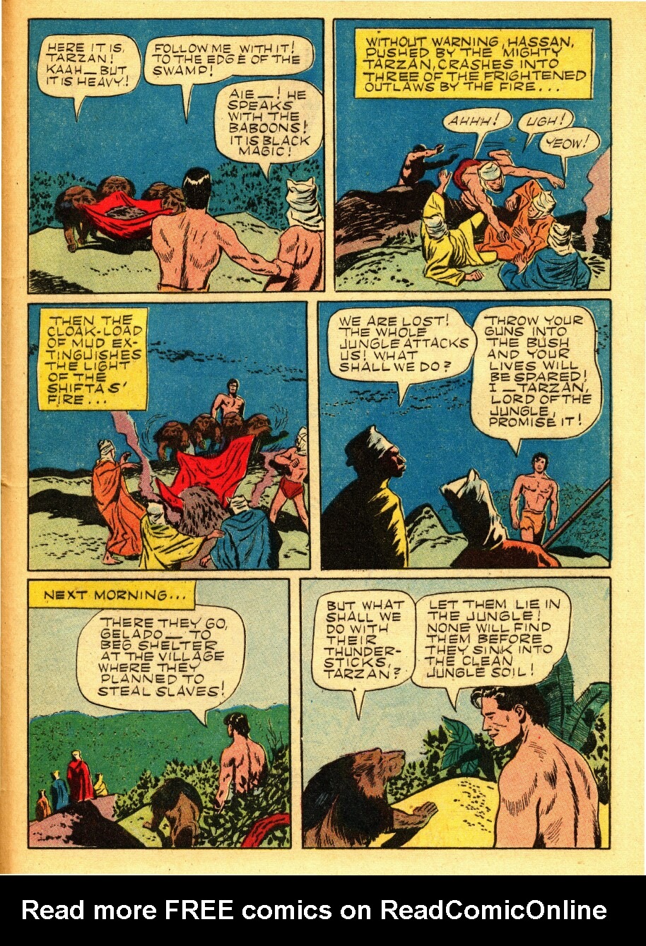 Read online Tarzan (1948) comic -  Issue #37 - 41