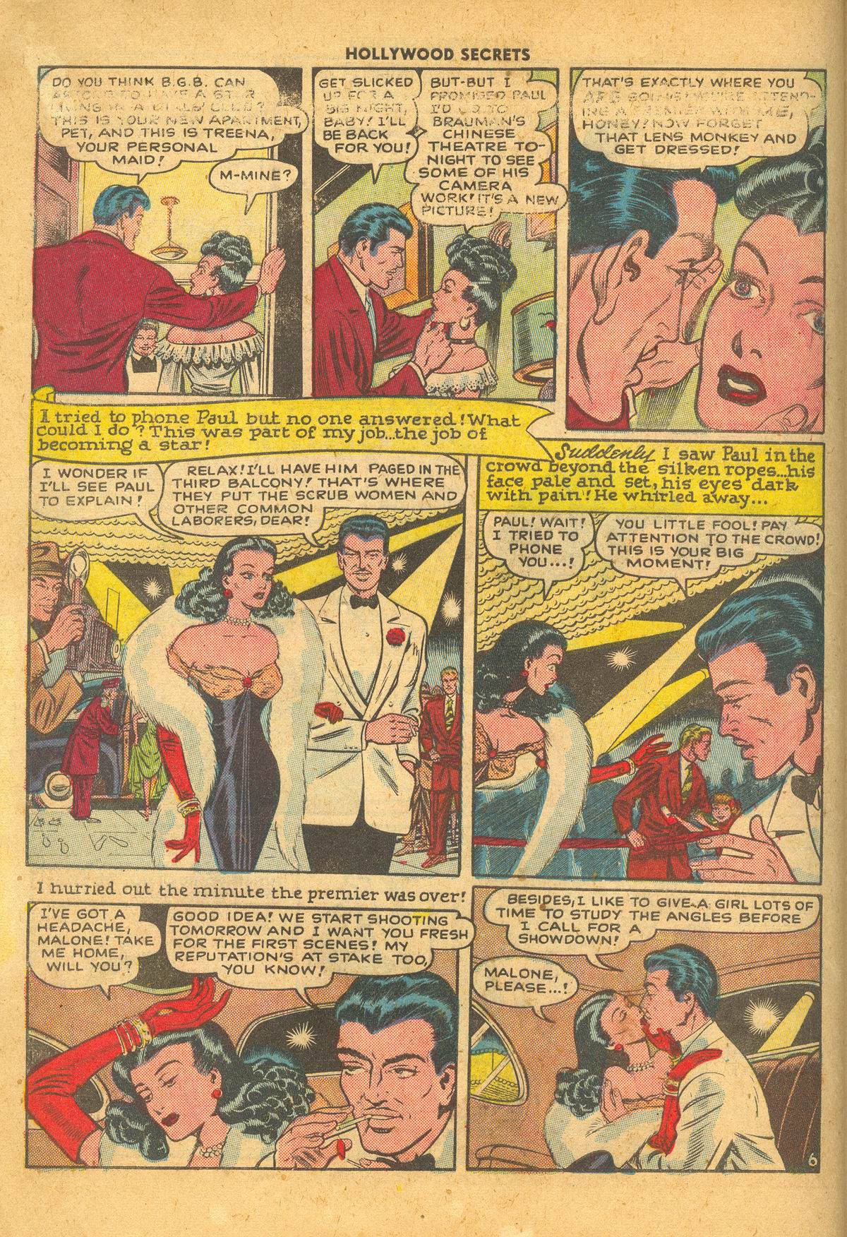 Read online Hollywood Secrets comic -  Issue #1 - 8