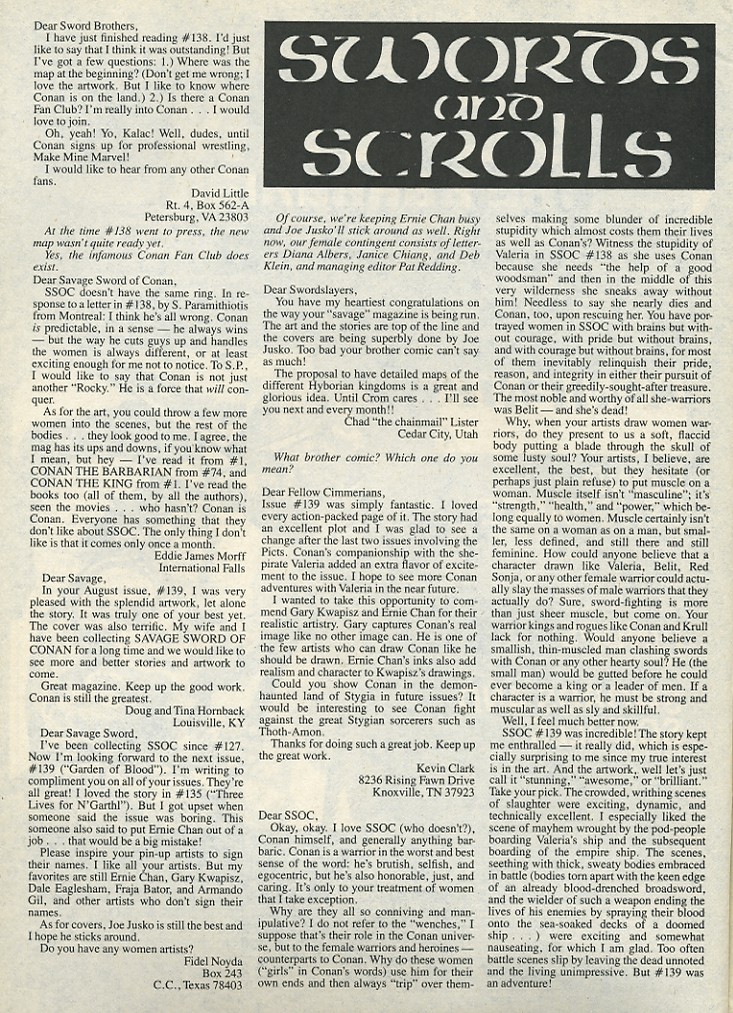 Read online The Savage Sword Of Conan comic -  Issue #142 - 4