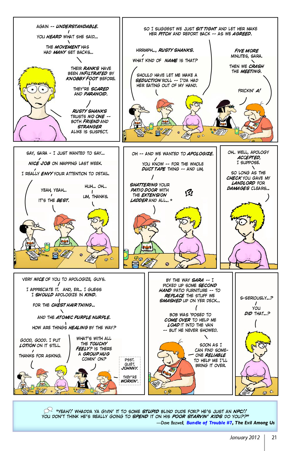 Read online Knights of the Dinner Table comic -  Issue #183 - 23