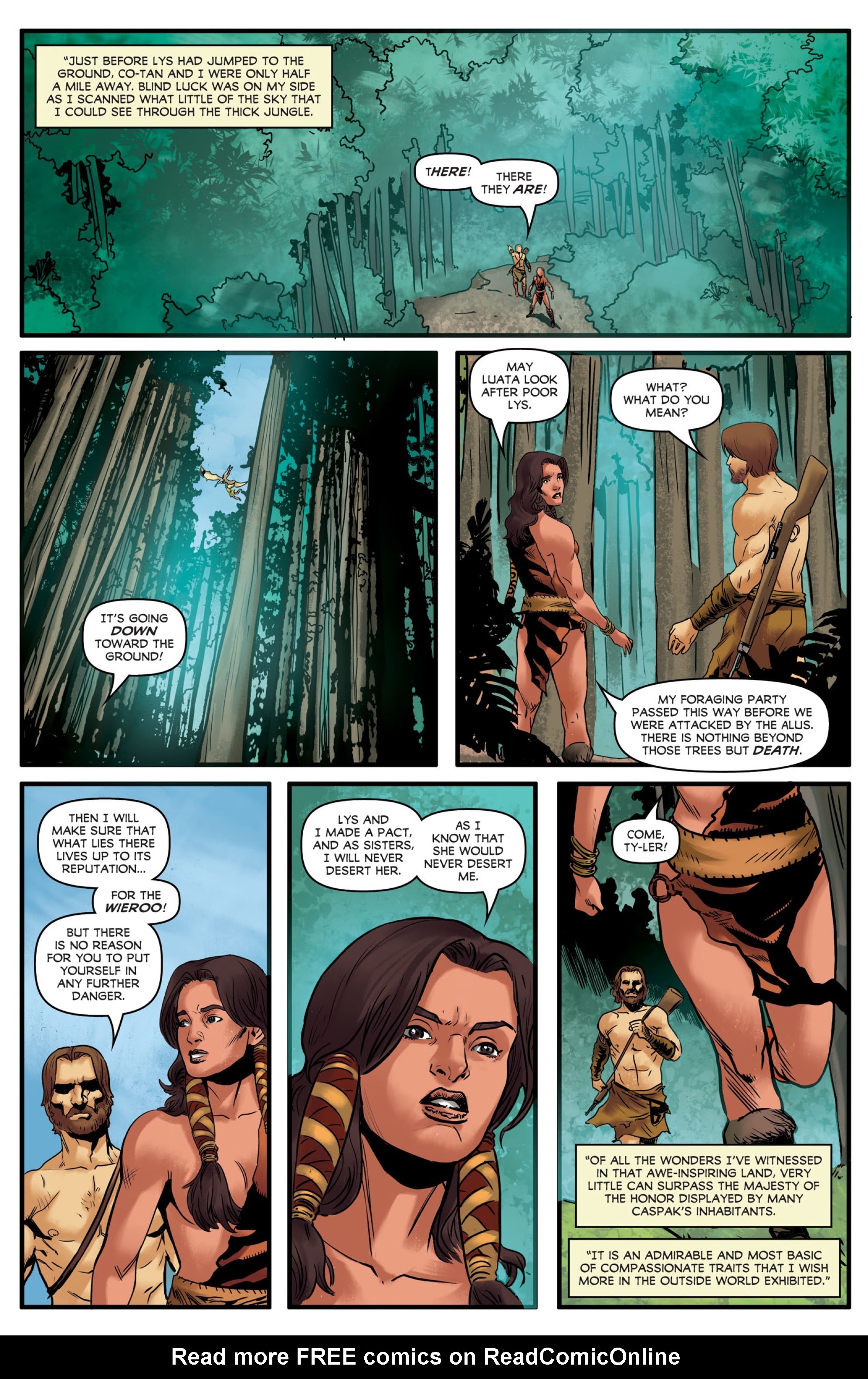 Read online The Land That Time Forgot: Fearless comic -  Issue #3 - 11