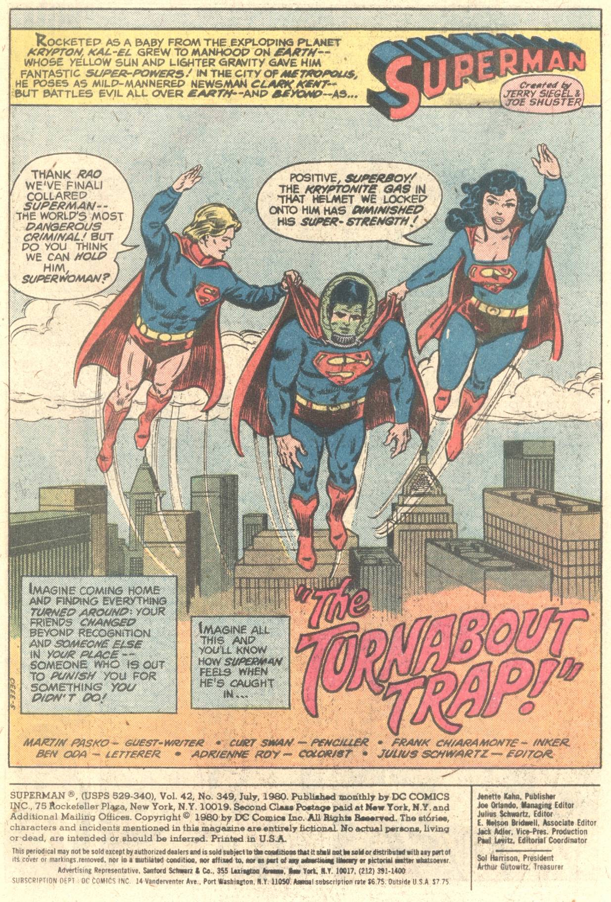 Read online Superman (1939) comic -  Issue #349 - 3