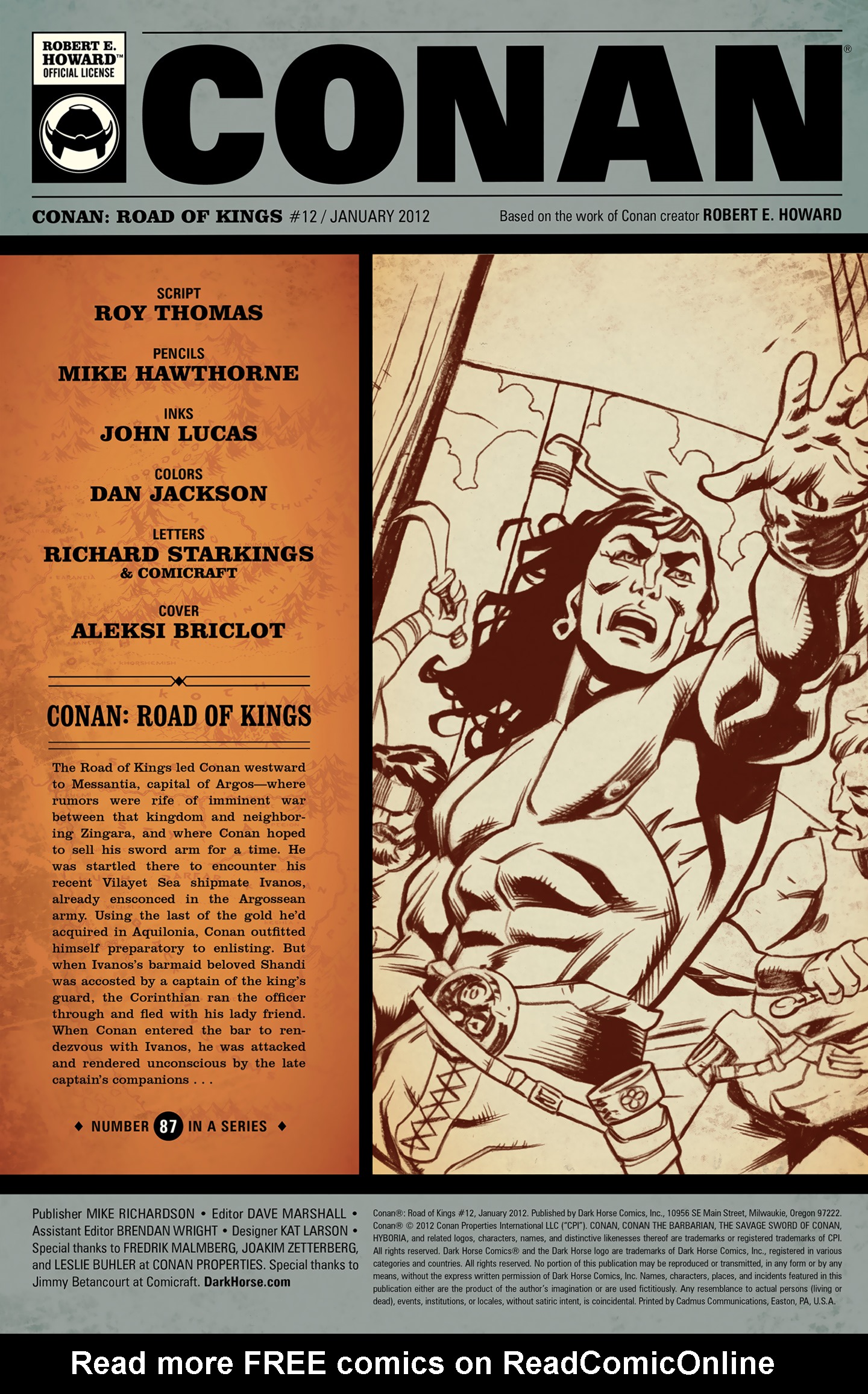 Conan: Road of Kings Issue #12 #12 - English 2