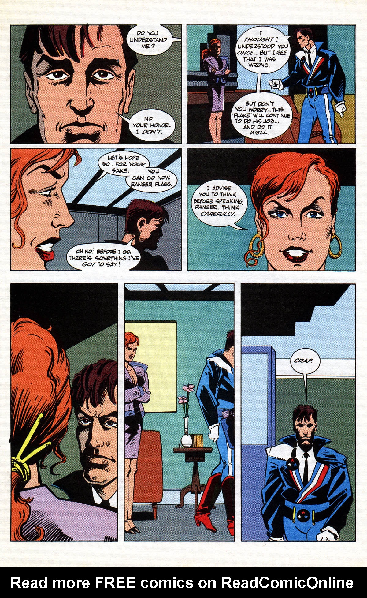 Read online American Flagg! comic -  Issue #38 - 7