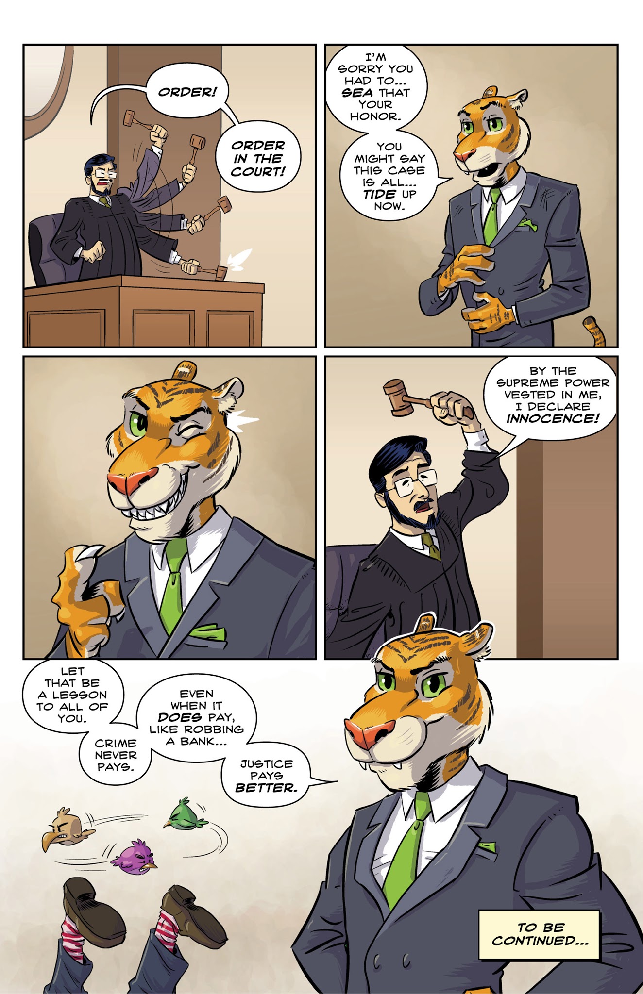 Read online Tiger Lawyer comic -  Issue #2 - 12