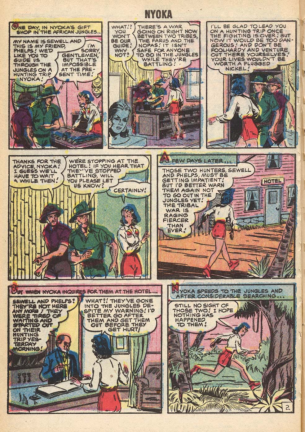 Read online Nyoka the Jungle Girl (1955) comic -  Issue #16 - 4
