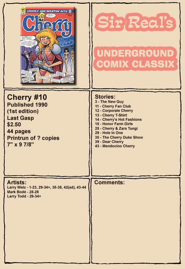 Cherry Poptart/Cherry issue 10 - Page 1
