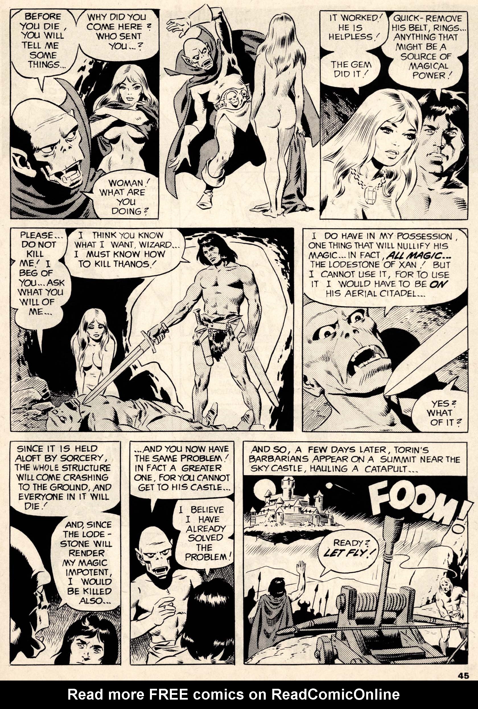 Read online Vampirella (1969) comic -  Issue #10 - 45