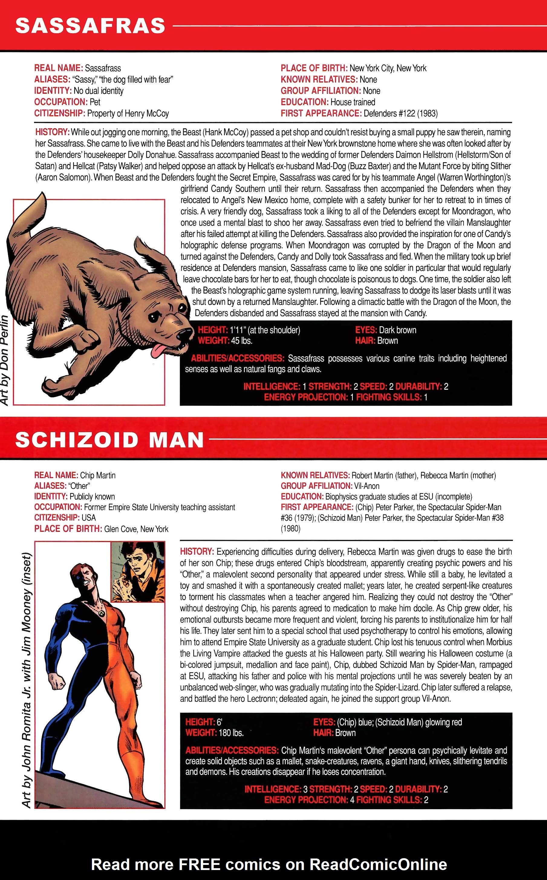 Read online Official Handbook of the Marvel Universe A to Z comic -  Issue # TPB 11 (Part 2) - 96