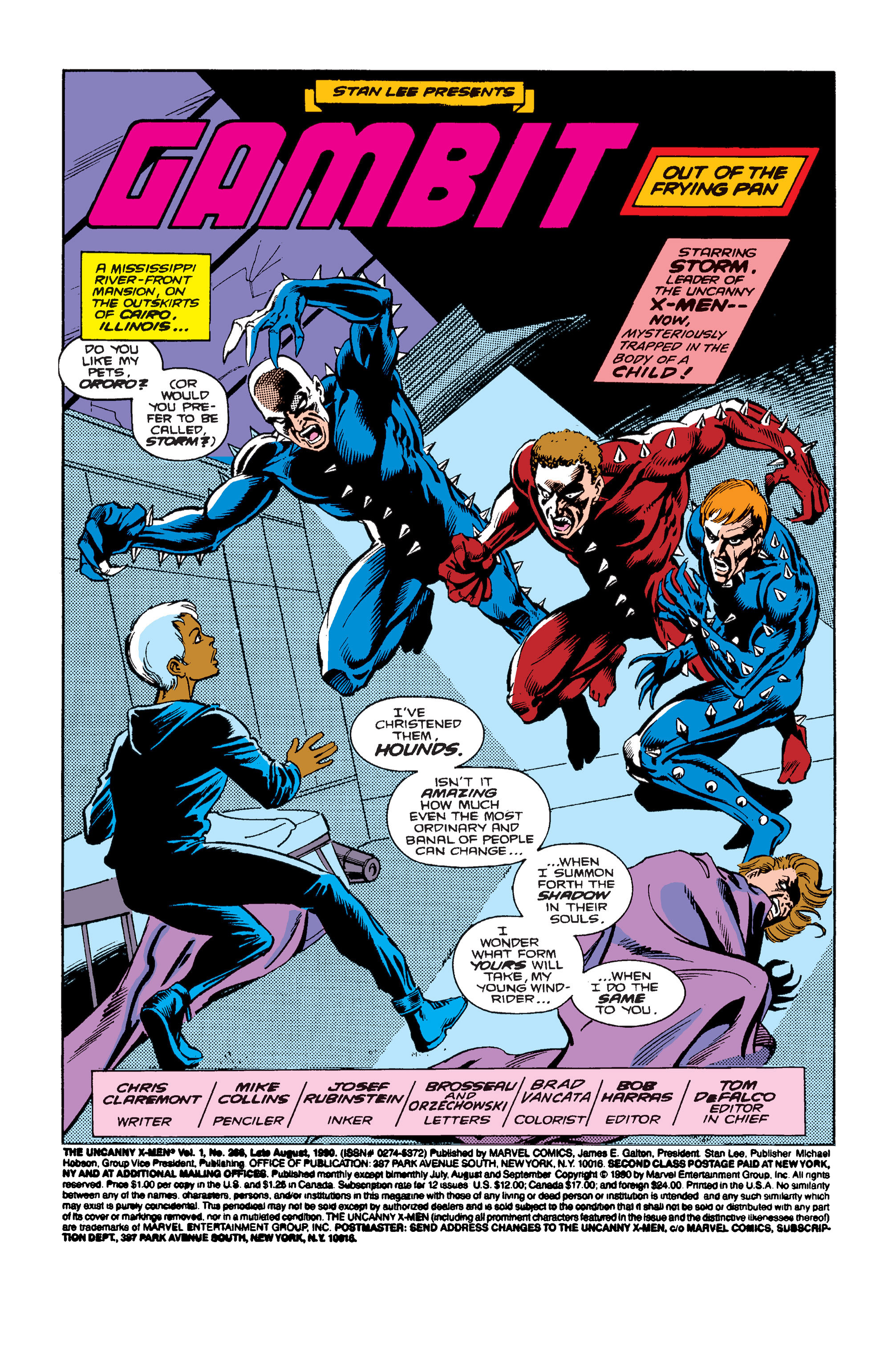 Read online Uncanny X-Men (1963) comic -  Issue #266 - 2