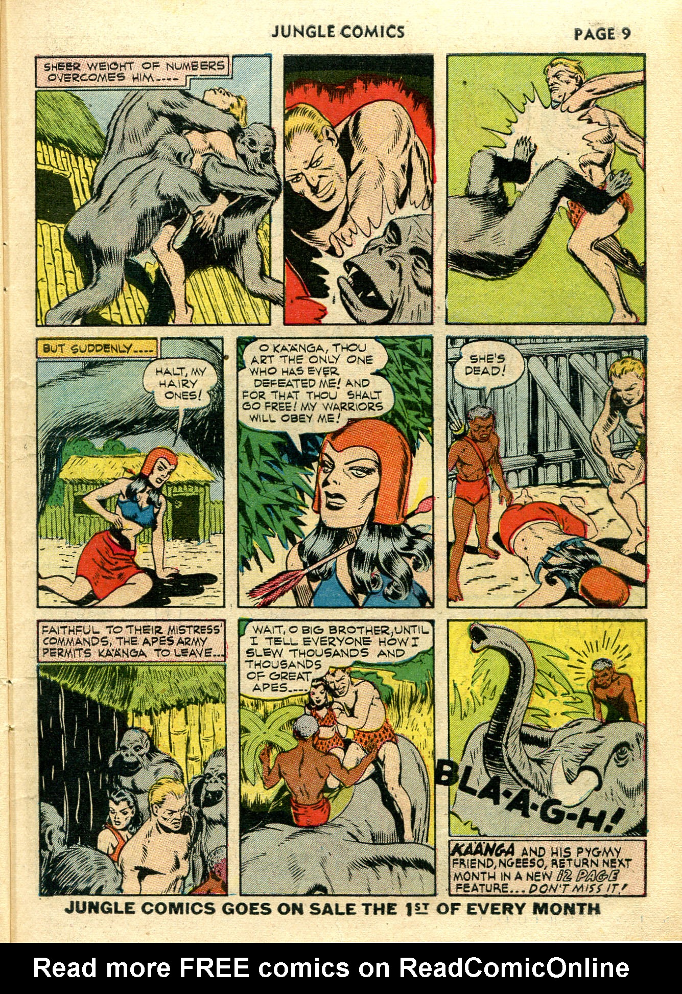 Read online Jungle Comics comic -  Issue #26 - 11
