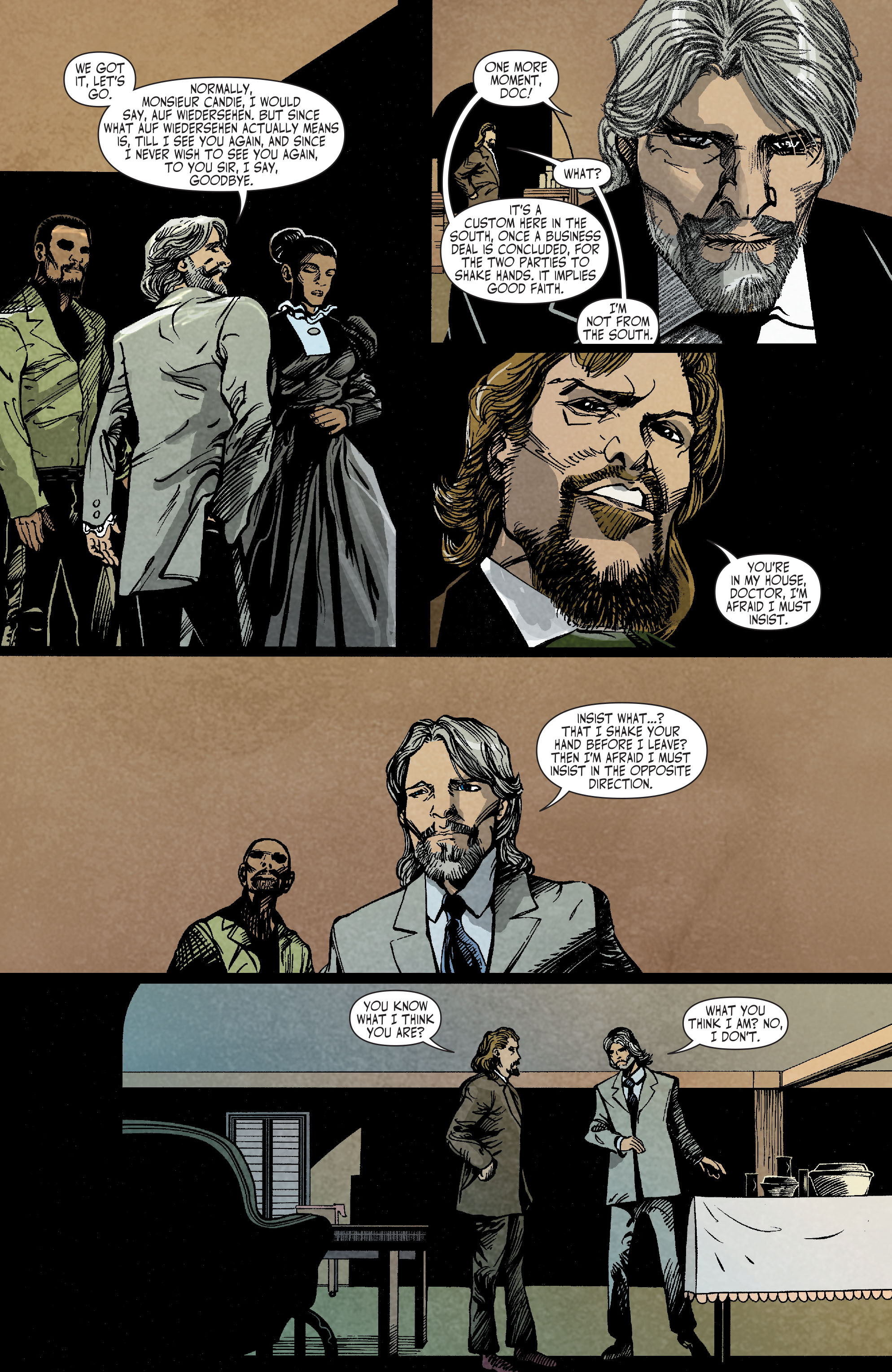 Read online Django Unchained comic -  Issue #6 - 11