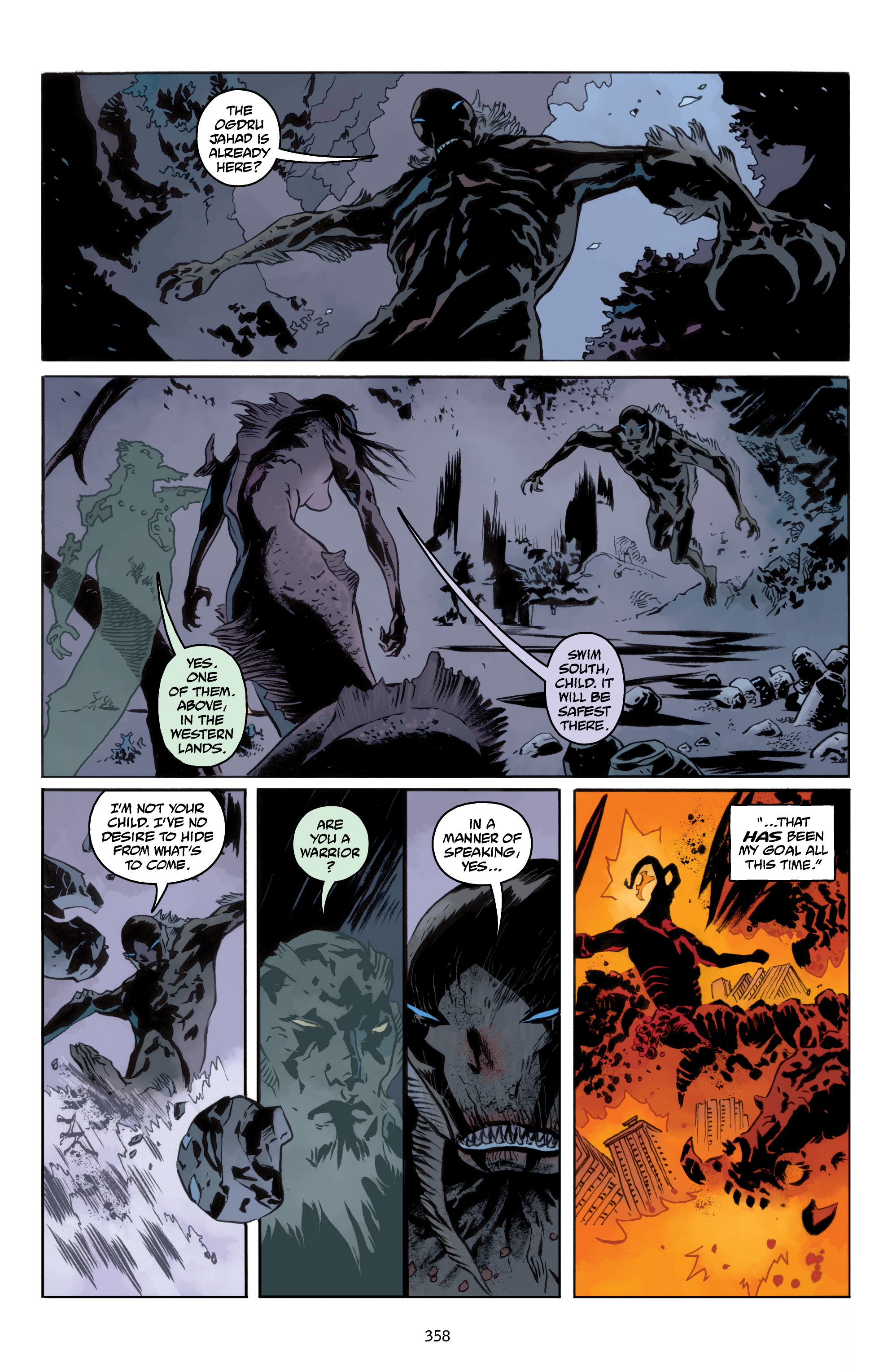 Read online Abe Sapien comic -  Issue # _TPB Dark and Terrible 2 (Part 4) - 57
