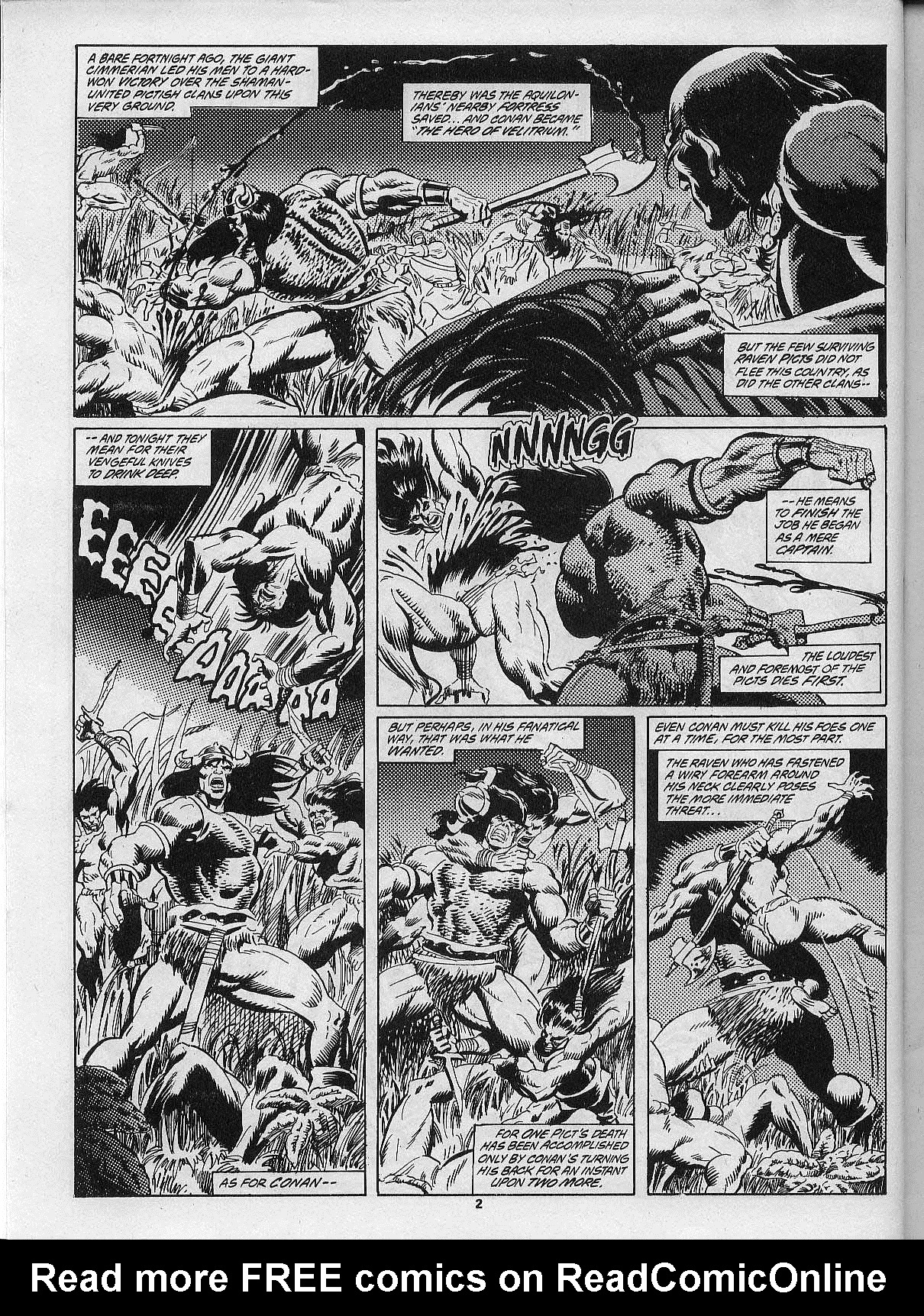 Read online The Savage Sword Of Conan comic -  Issue #201 - 4