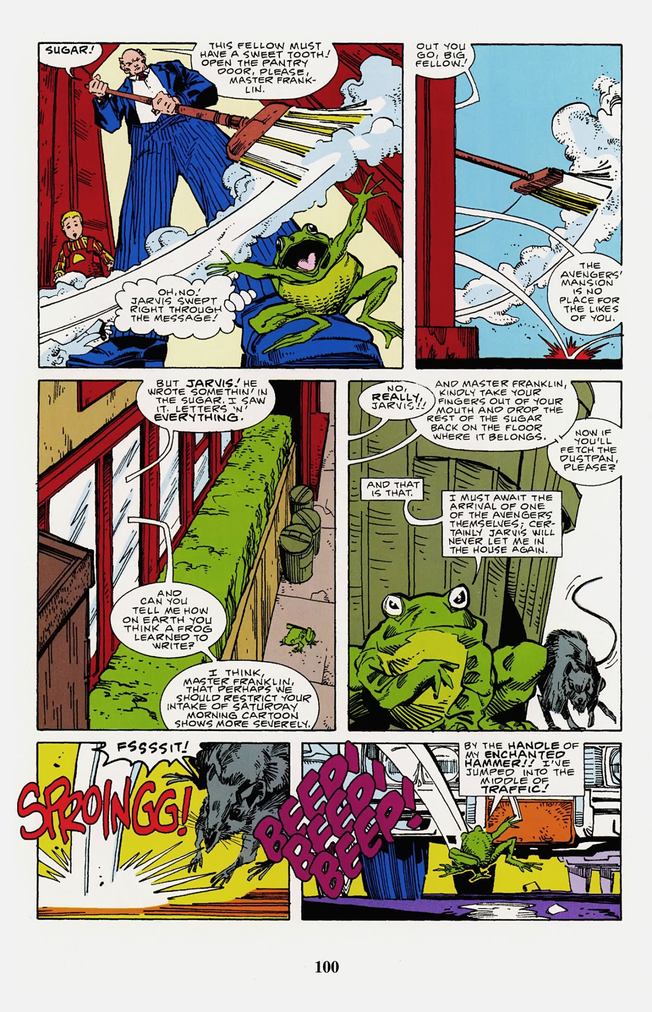 Read online Thor Visionaries: Walter Simonson comic -  Issue # TPB 3 - 102