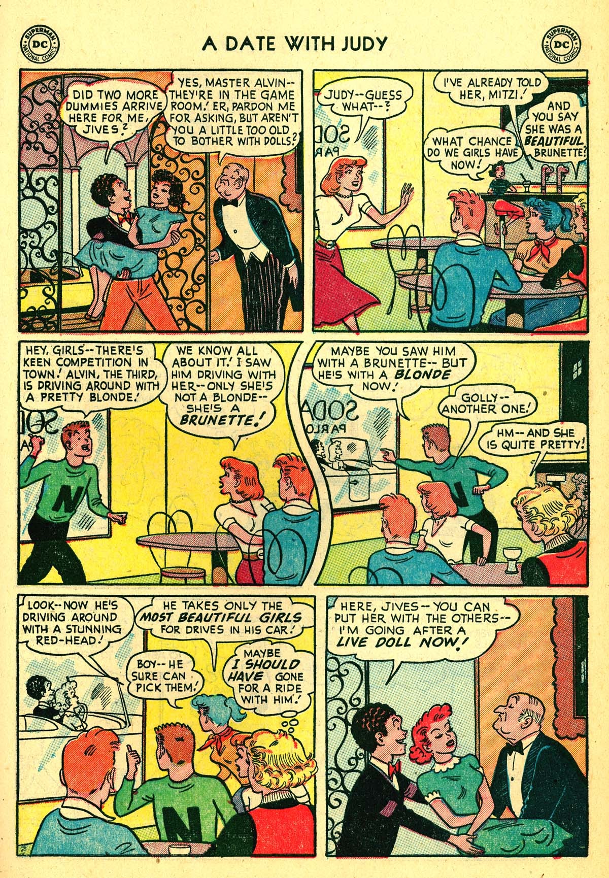 Read online A Date with Judy comic -  Issue #34 - 37