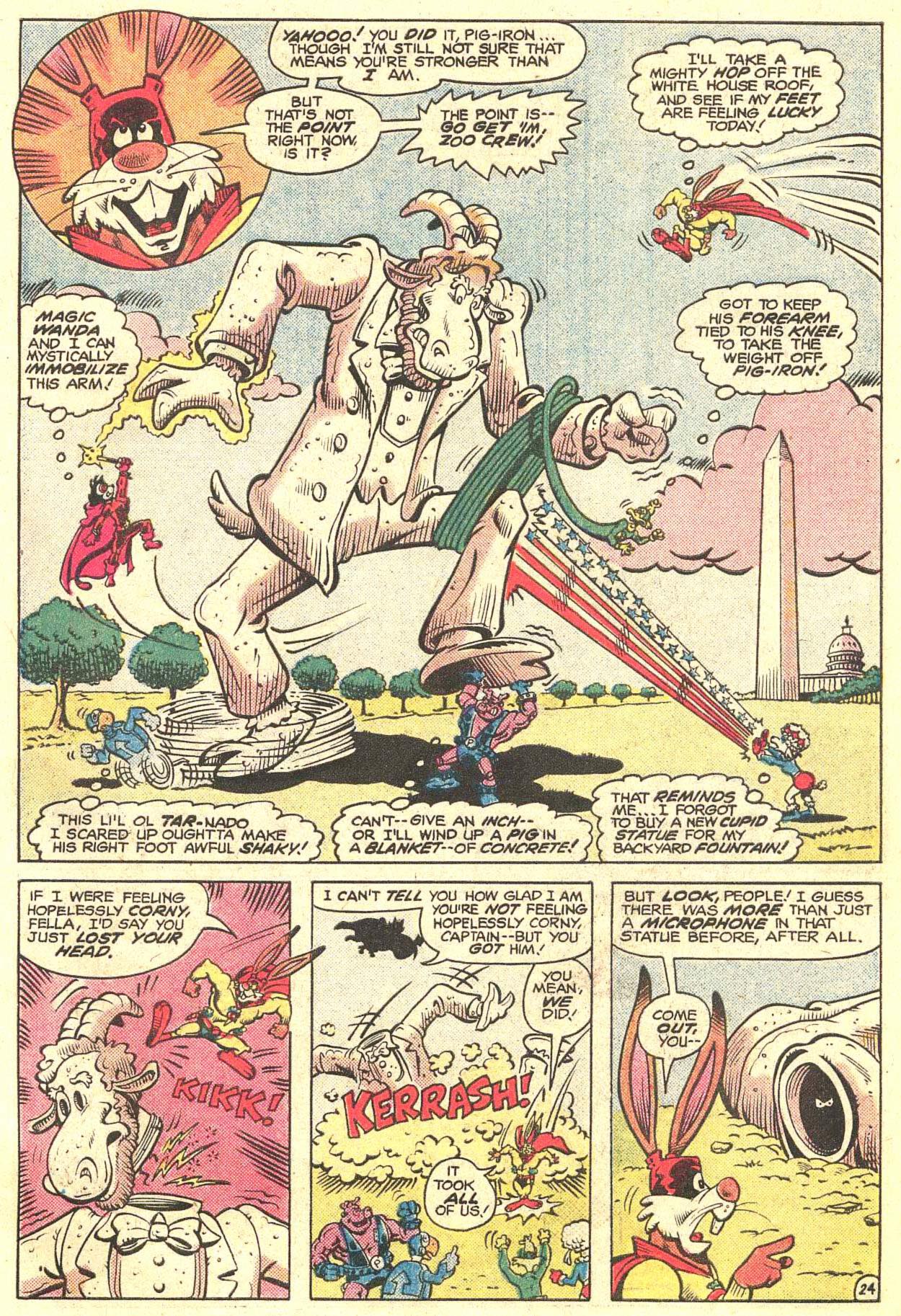 Read online Captain Carrot and His Amazing Zoo Crew! comic -  Issue #3 - 25