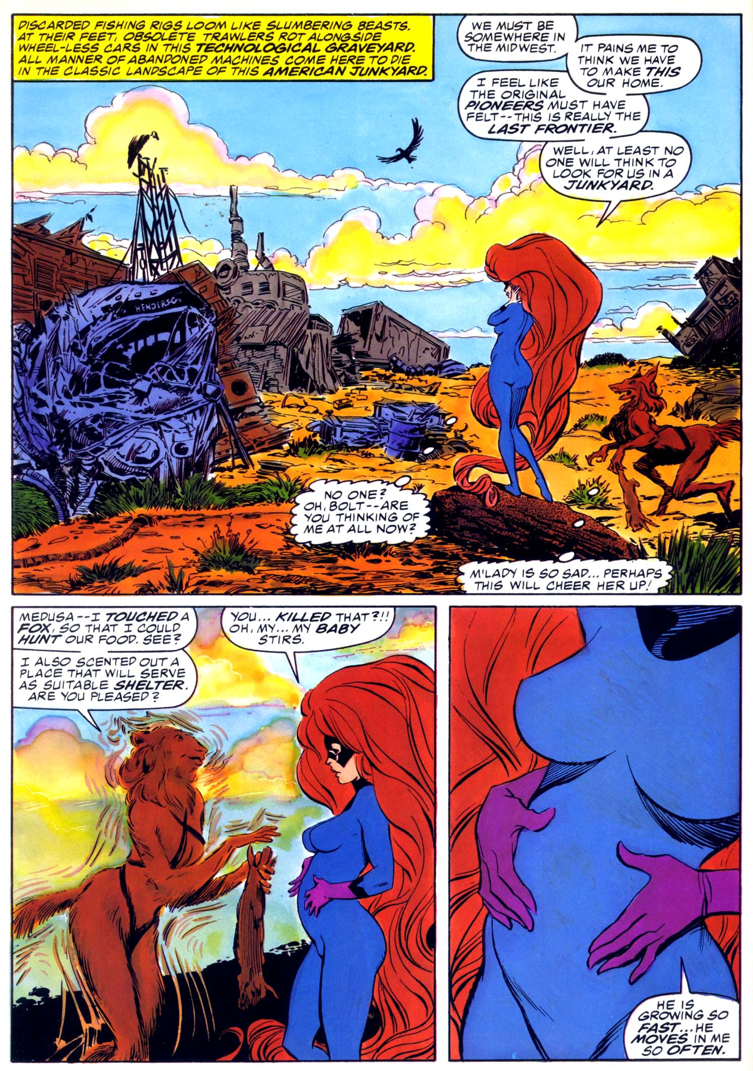 Read online Marvel Graphic Novel comic -  Issue #39 - The Inhumans - 22
