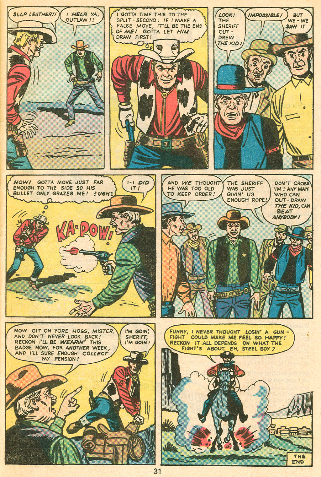 Read online Kid Colt Outlaw comic -  Issue #206 - 33