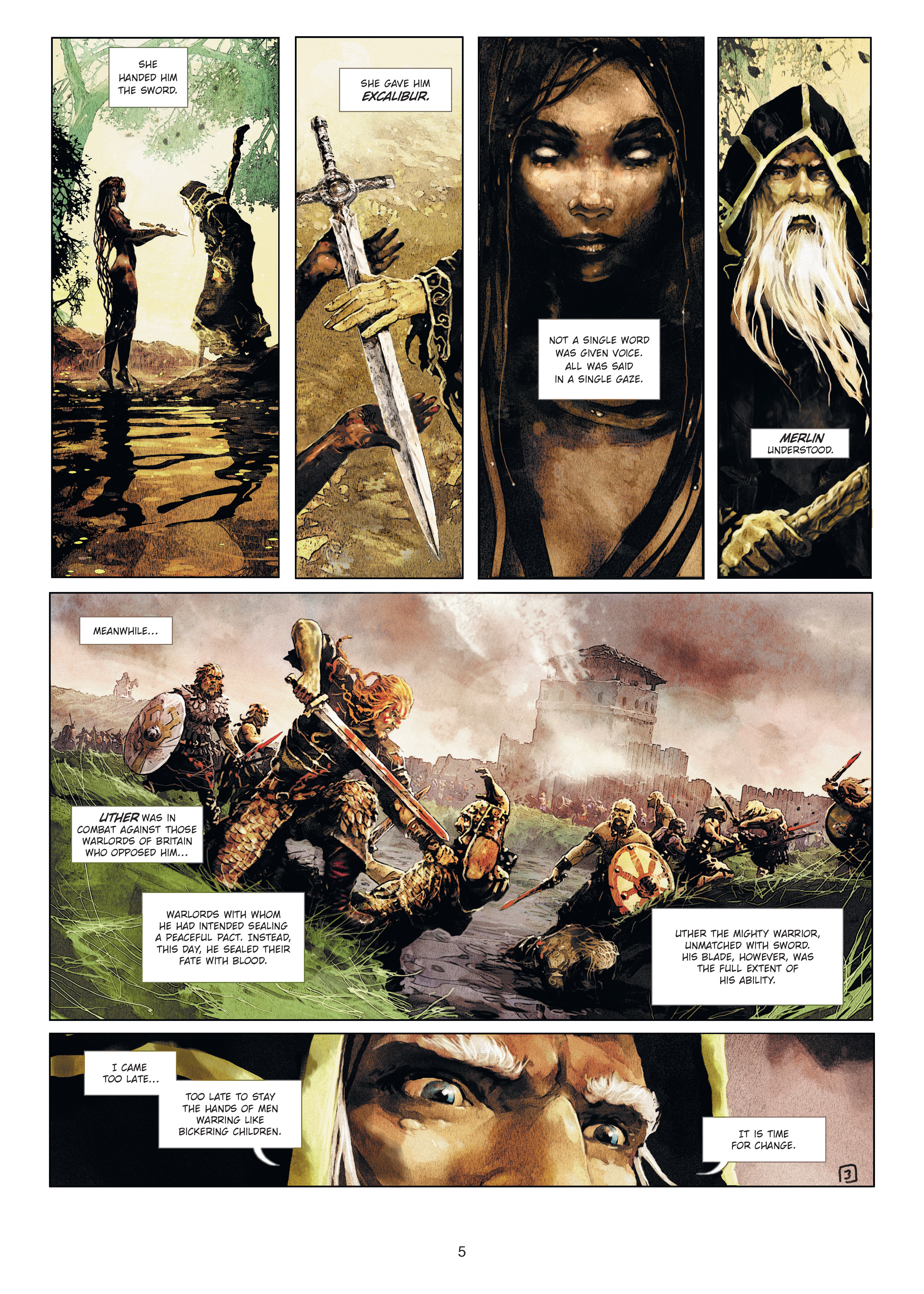 Read online Excalibur - The Chronicles comic -  Issue # TPB 1 - 5