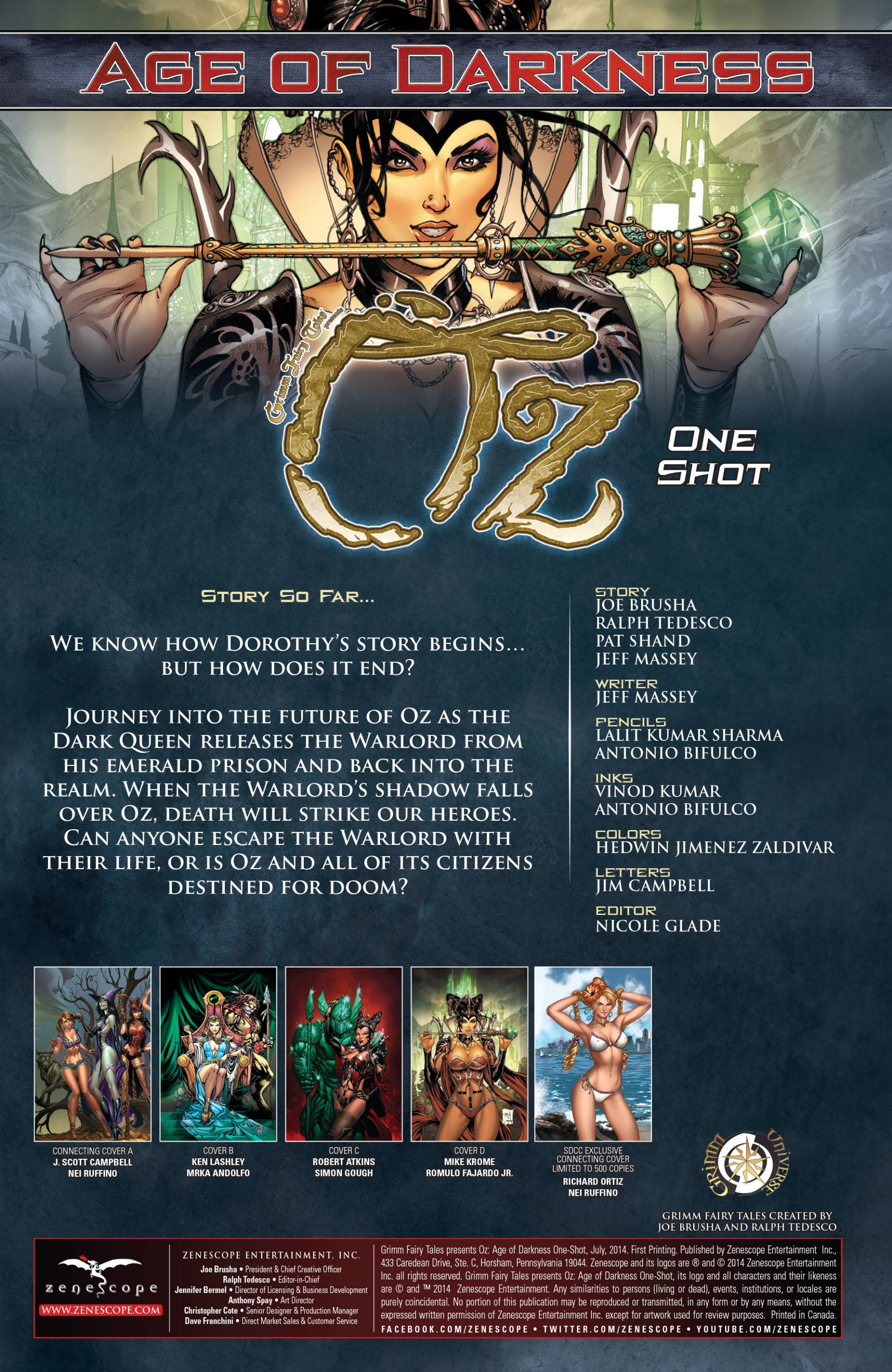 Read online Grimm Fairy Tales presents Oz: Age of Darkness comic -  Issue # Full - 2