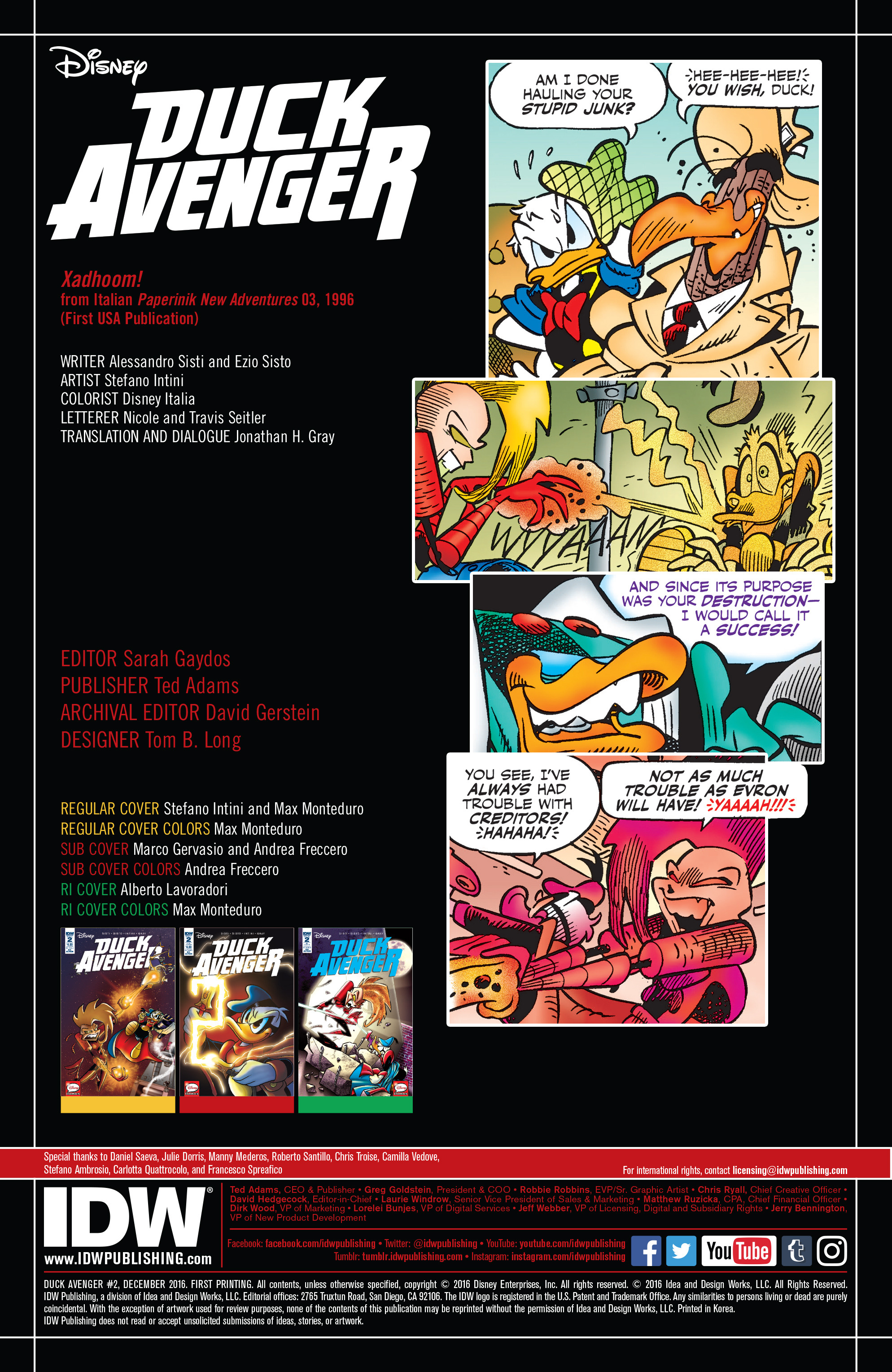 Read online Duck Avenger comic -  Issue #2 - 2