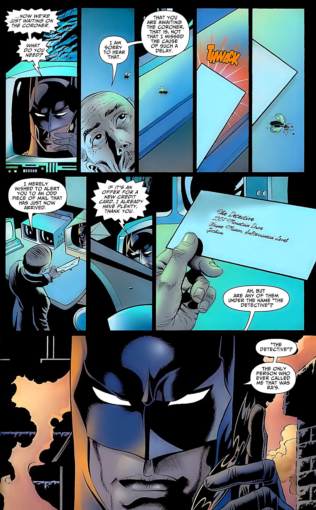 Read online Year One: Batman/Ra's al Ghul comic -  Issue #1 - 9