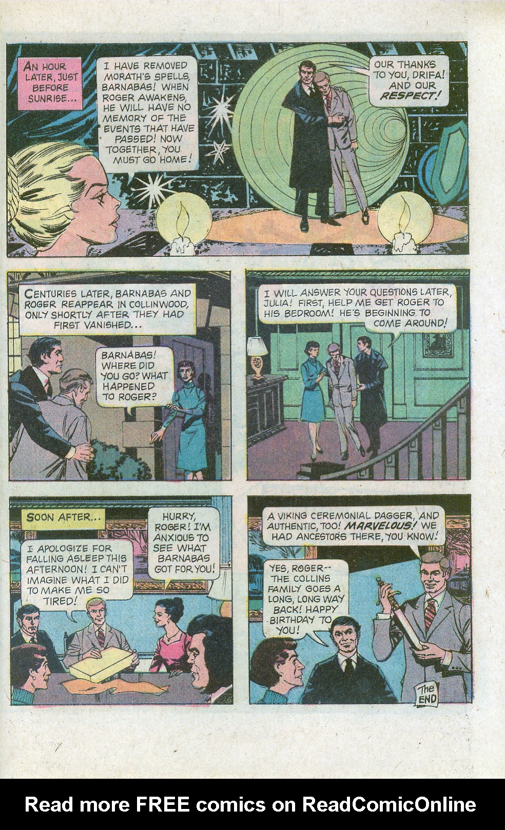 Read online Dark Shadows (1969) comic -  Issue #31 - 33
