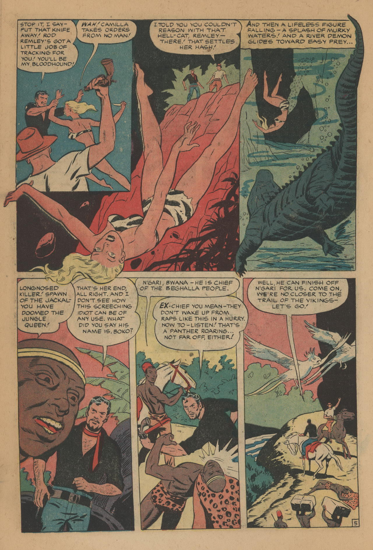Read online Jungle Comics comic -  Issue #131 - 44