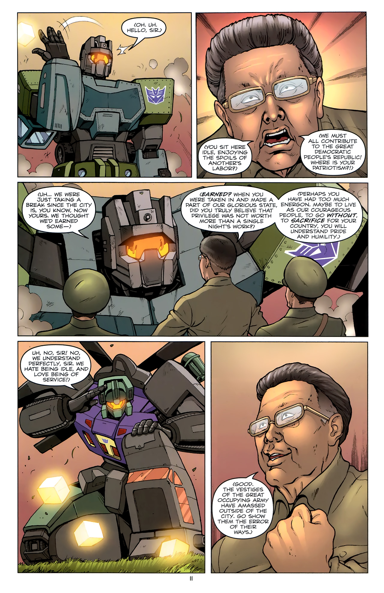 Read online The Transformers (2009) comic -  Issue #10 - 12