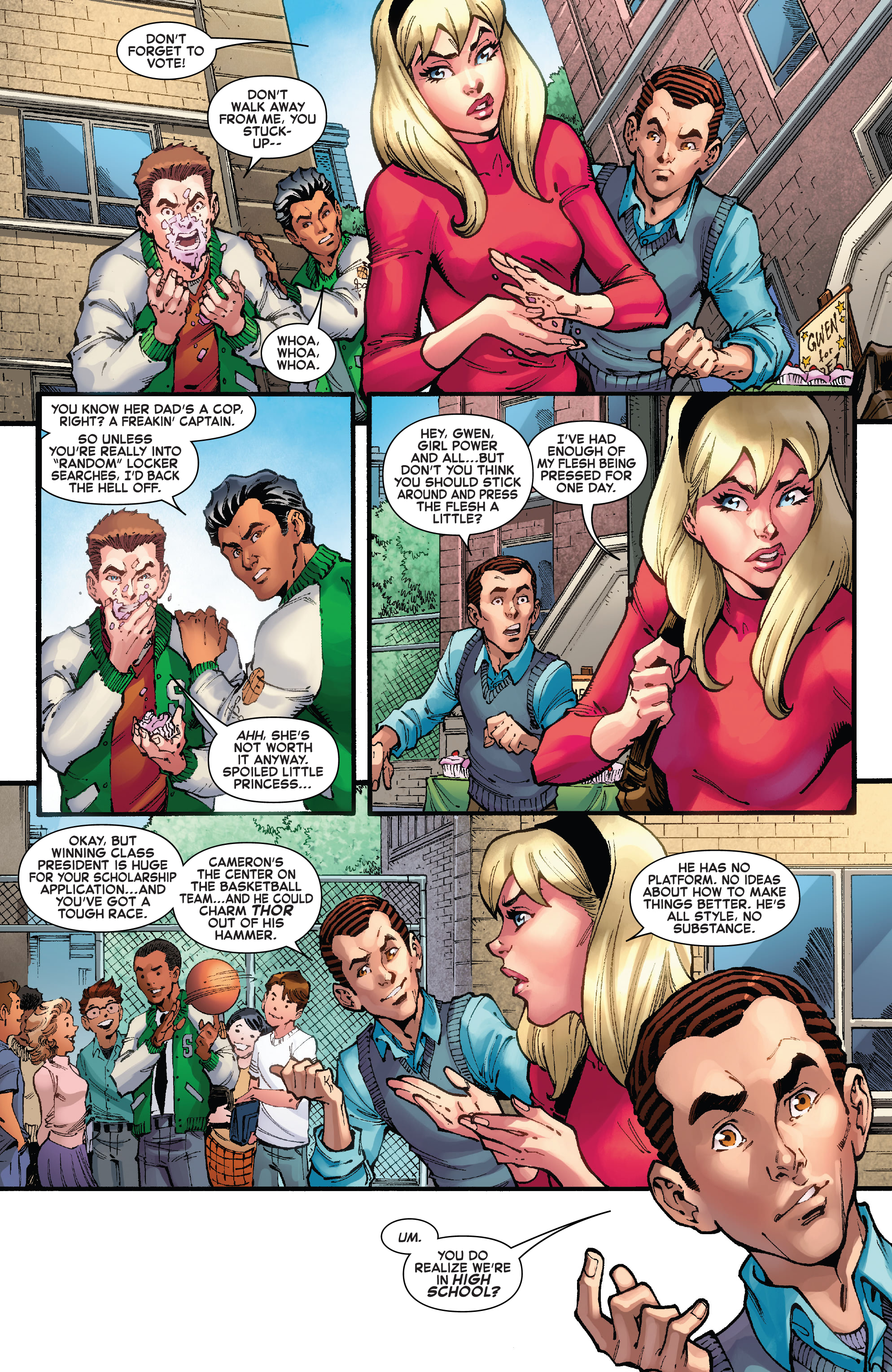 Read online Gwen Stacy comic -  Issue #1 - 5