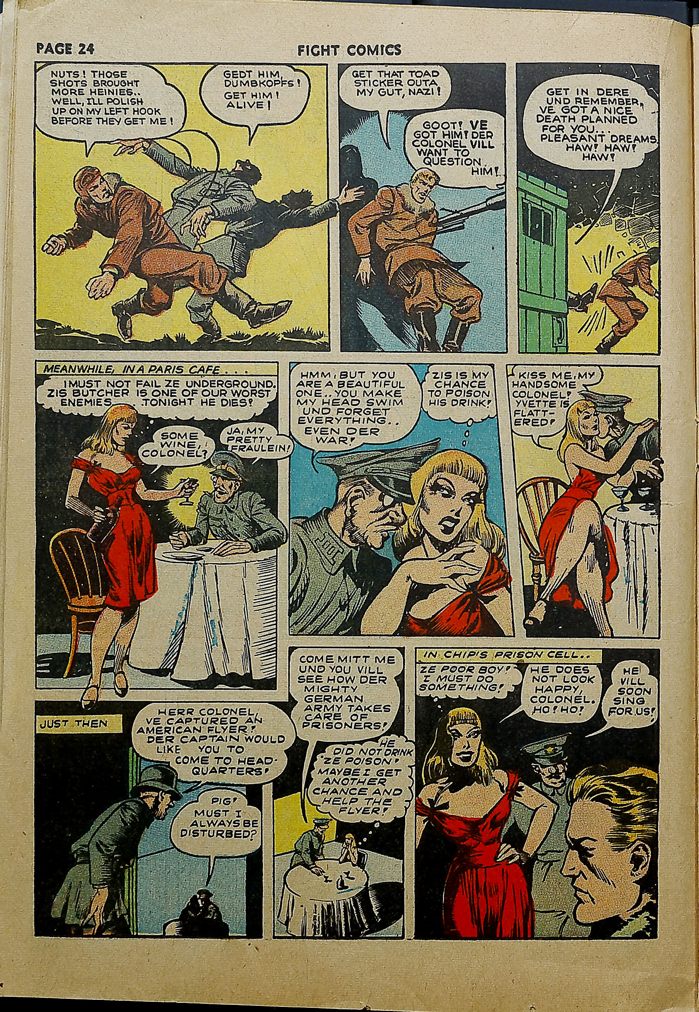 Read online Fight Comics comic -  Issue #25 - 26