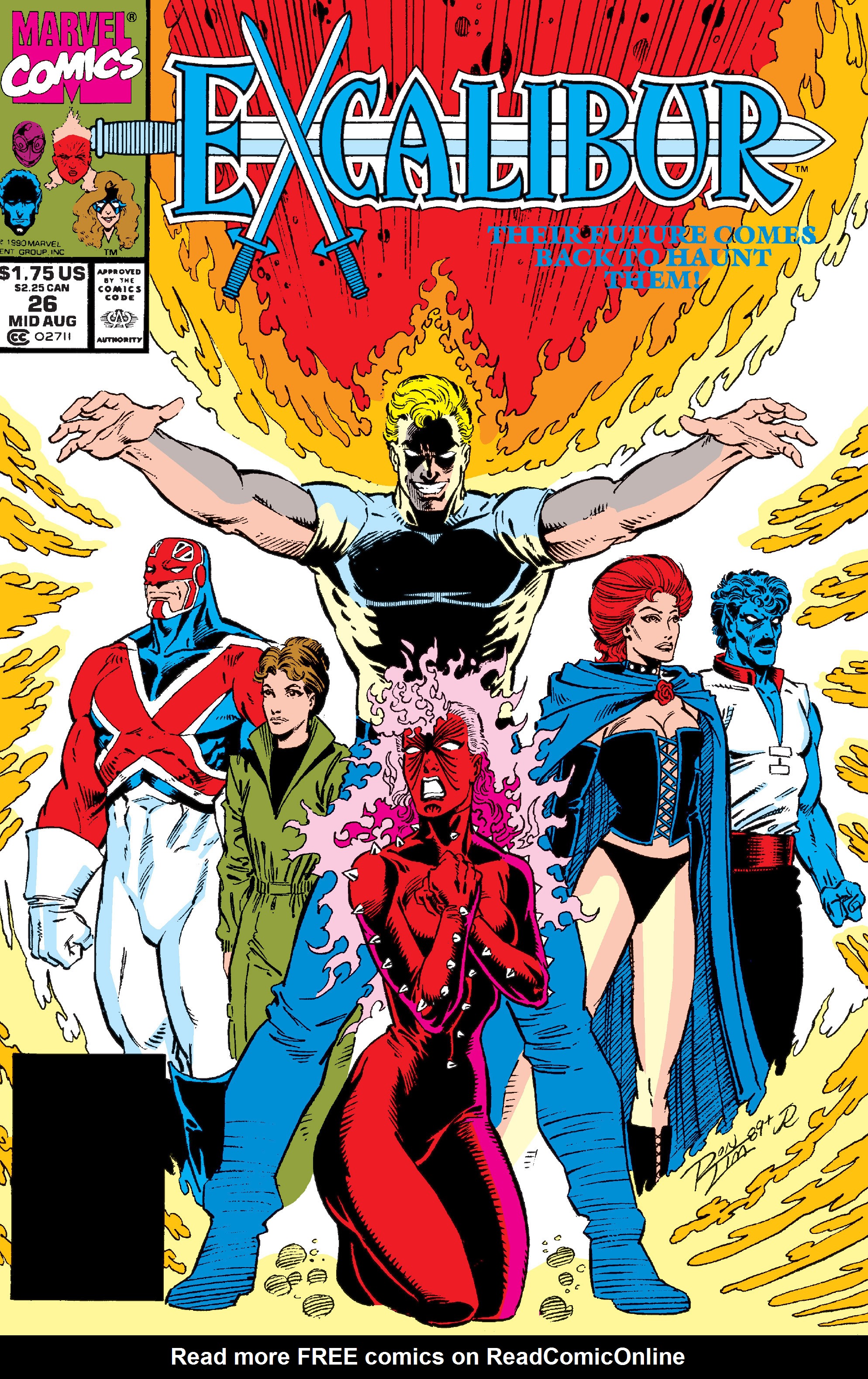 Read online Excalibur (1988) comic -  Issue #26 - 1