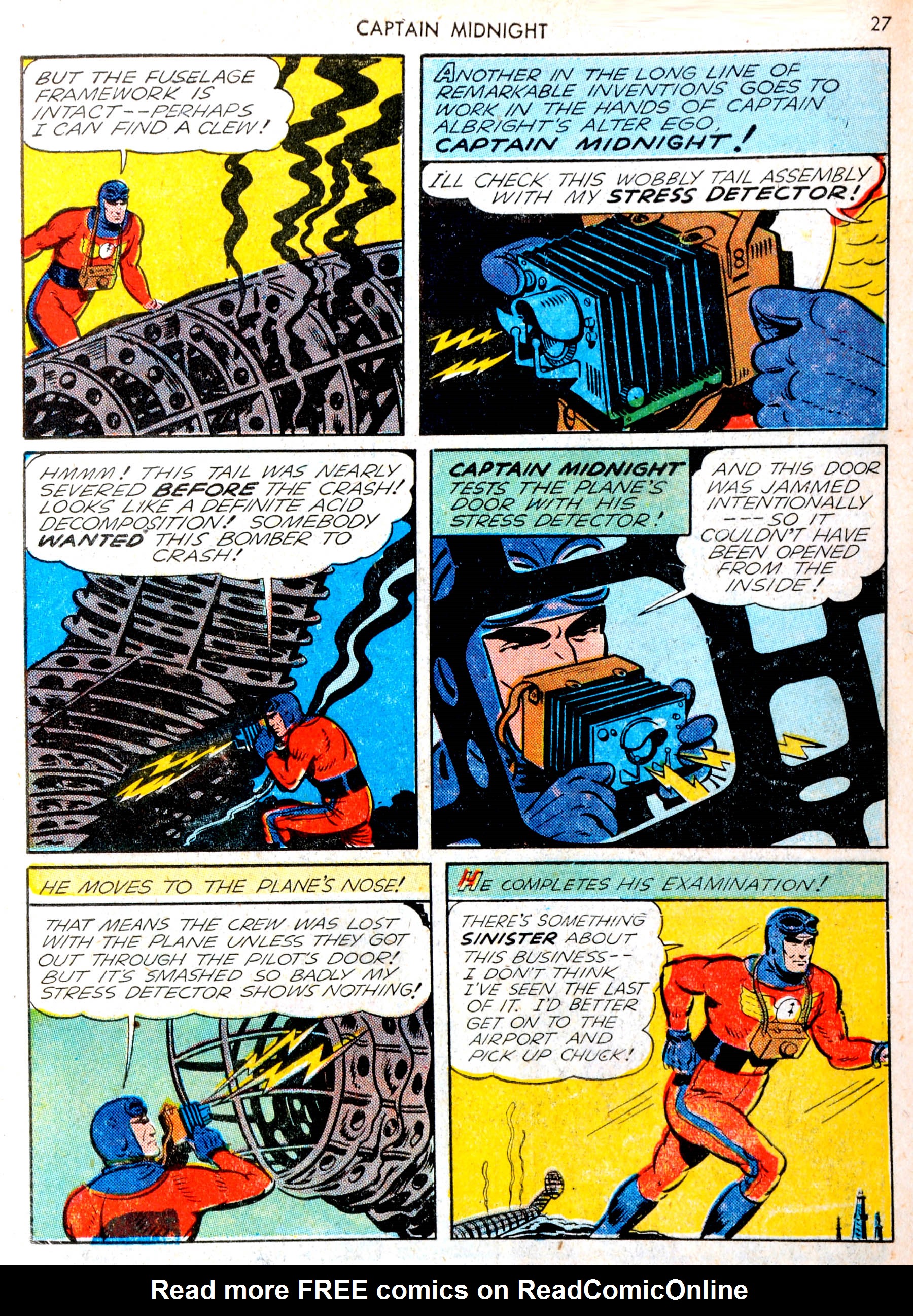 Read online Captain Midnight (1942) comic -  Issue #13 - 26