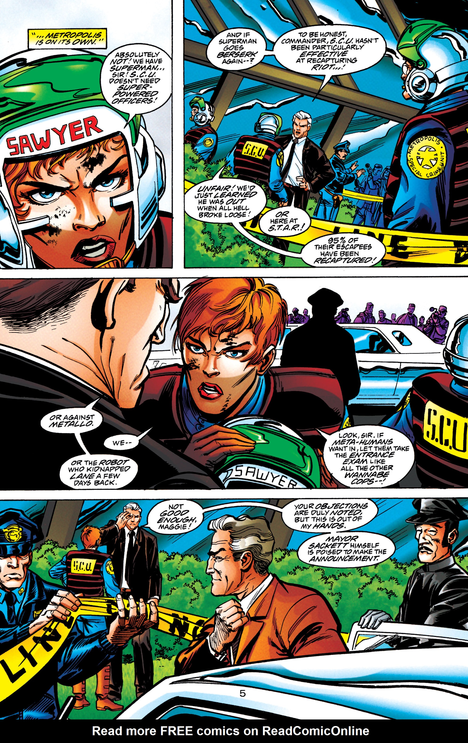 Read online Adventures of Superman (1987) comic -  Issue #569 - 6