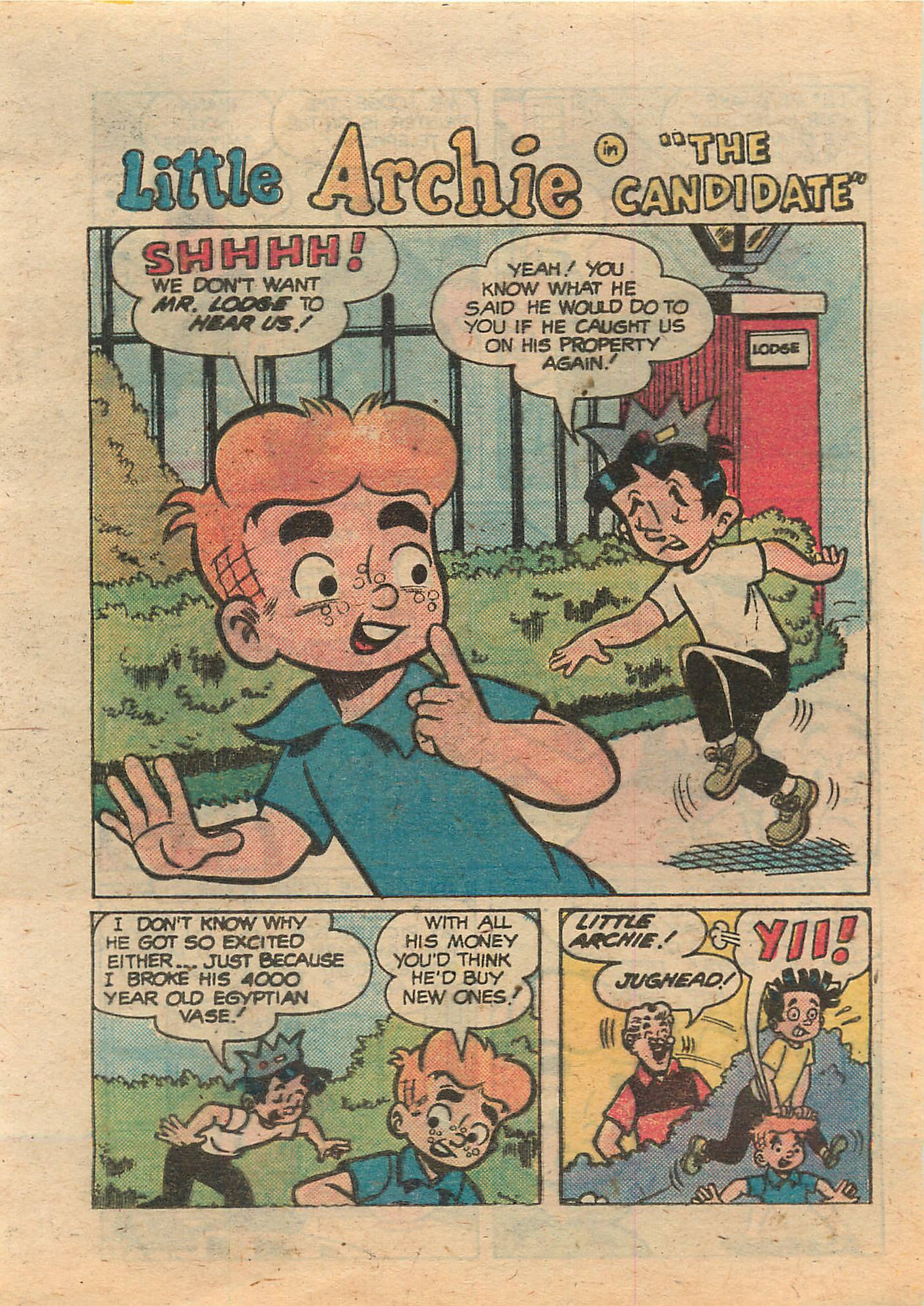 Read online Little Archie Comics Digest Magazine comic -  Issue #6 - 60