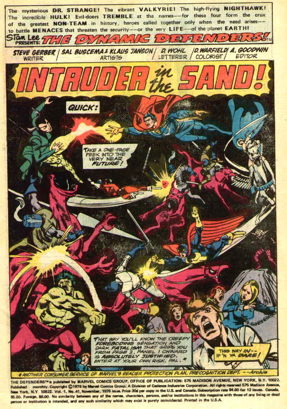The Defenders (1972) Issue #41 #42 - English 2