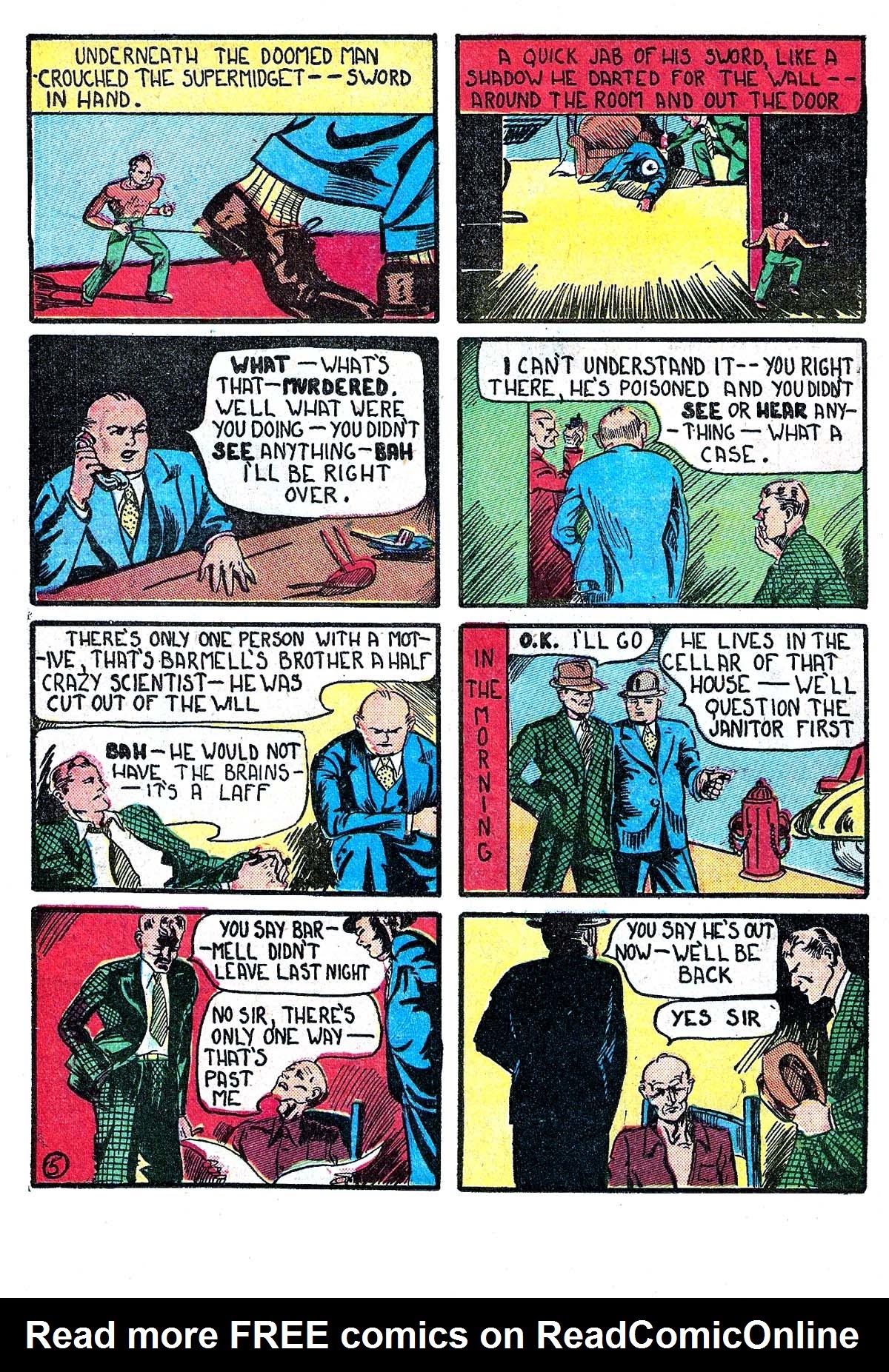 Read online Amazing Man Comics comic -  Issue #5 - 42