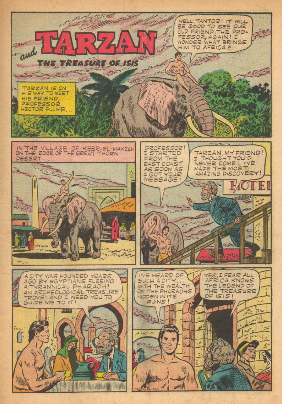Read online Tarzan (1948) comic -  Issue #26 - 3