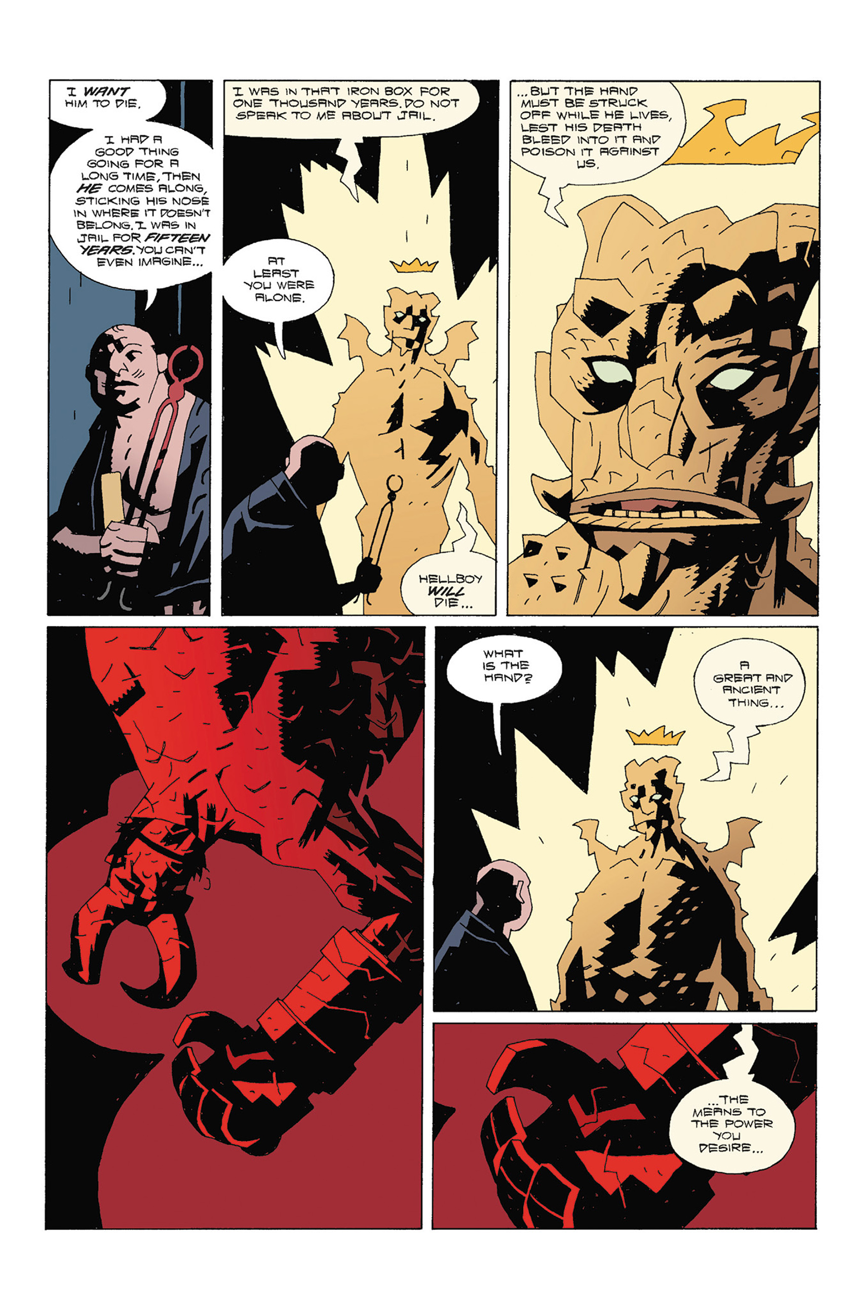 Read online Hellboy: The Right Hand of Doom comic -  Issue # TPB - 100