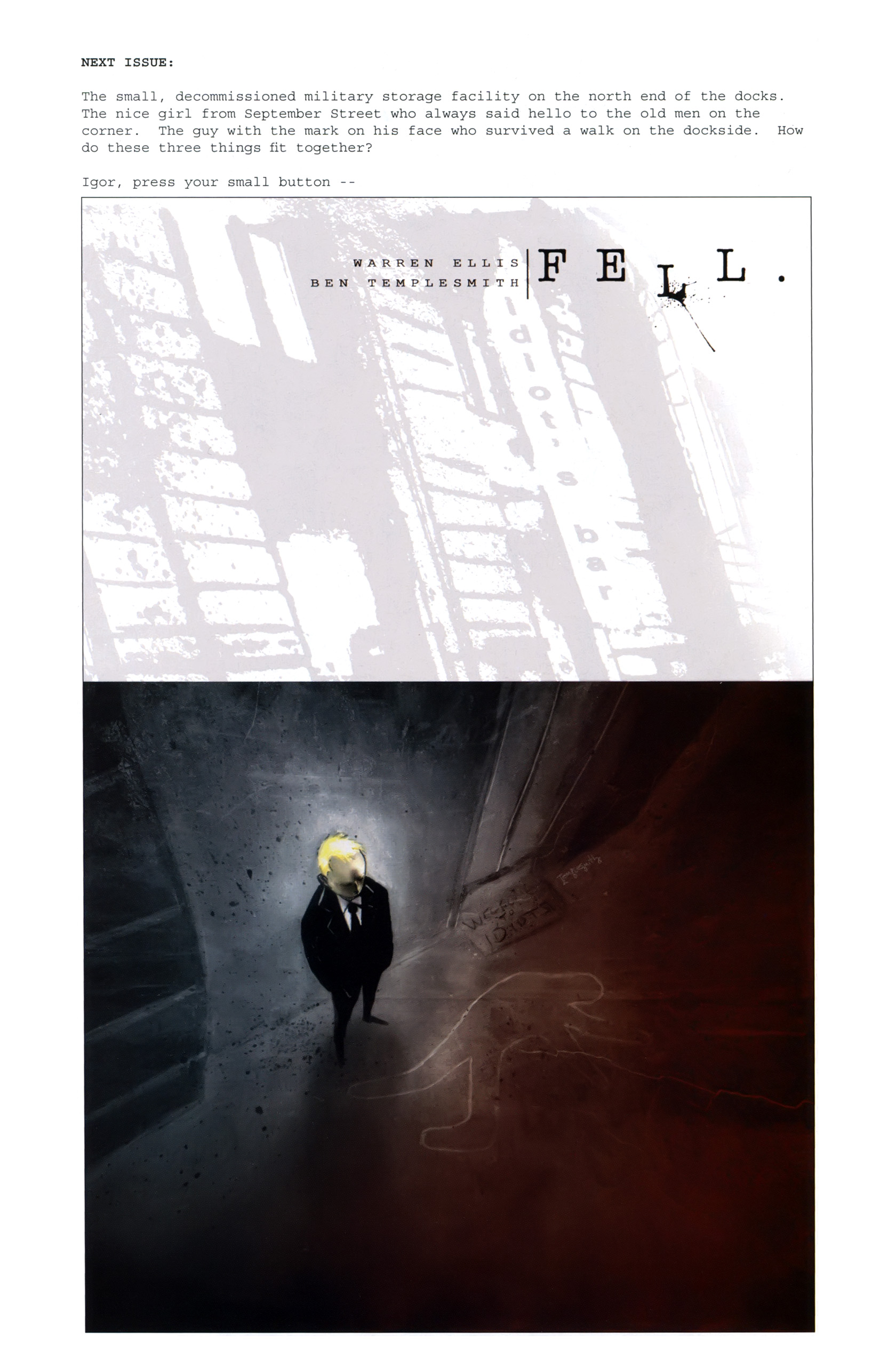 Read online Fell comic -  Issue #6 - 23